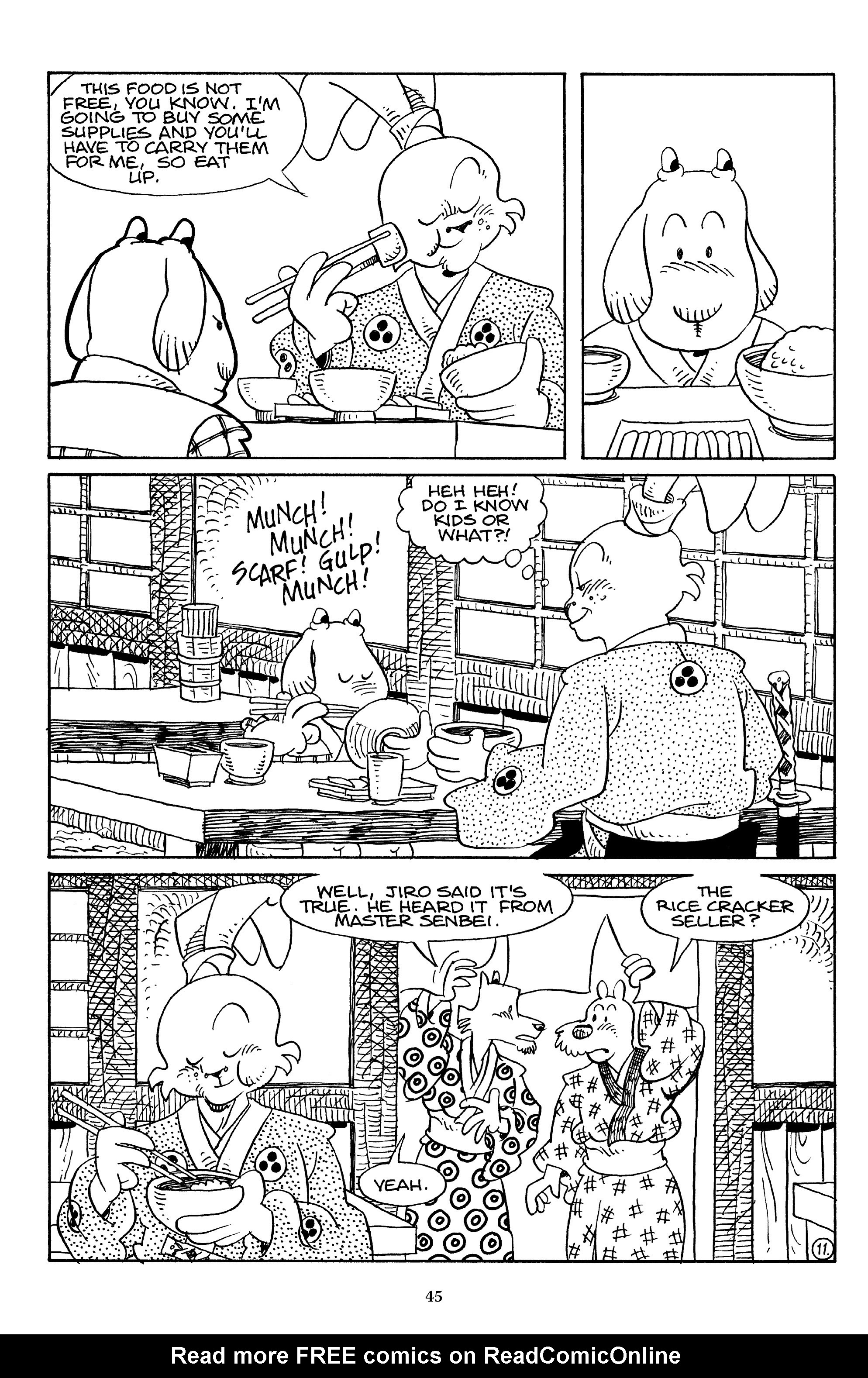 Read online The Usagi Yojimbo Saga comic -  Issue # TPB 4 - 45