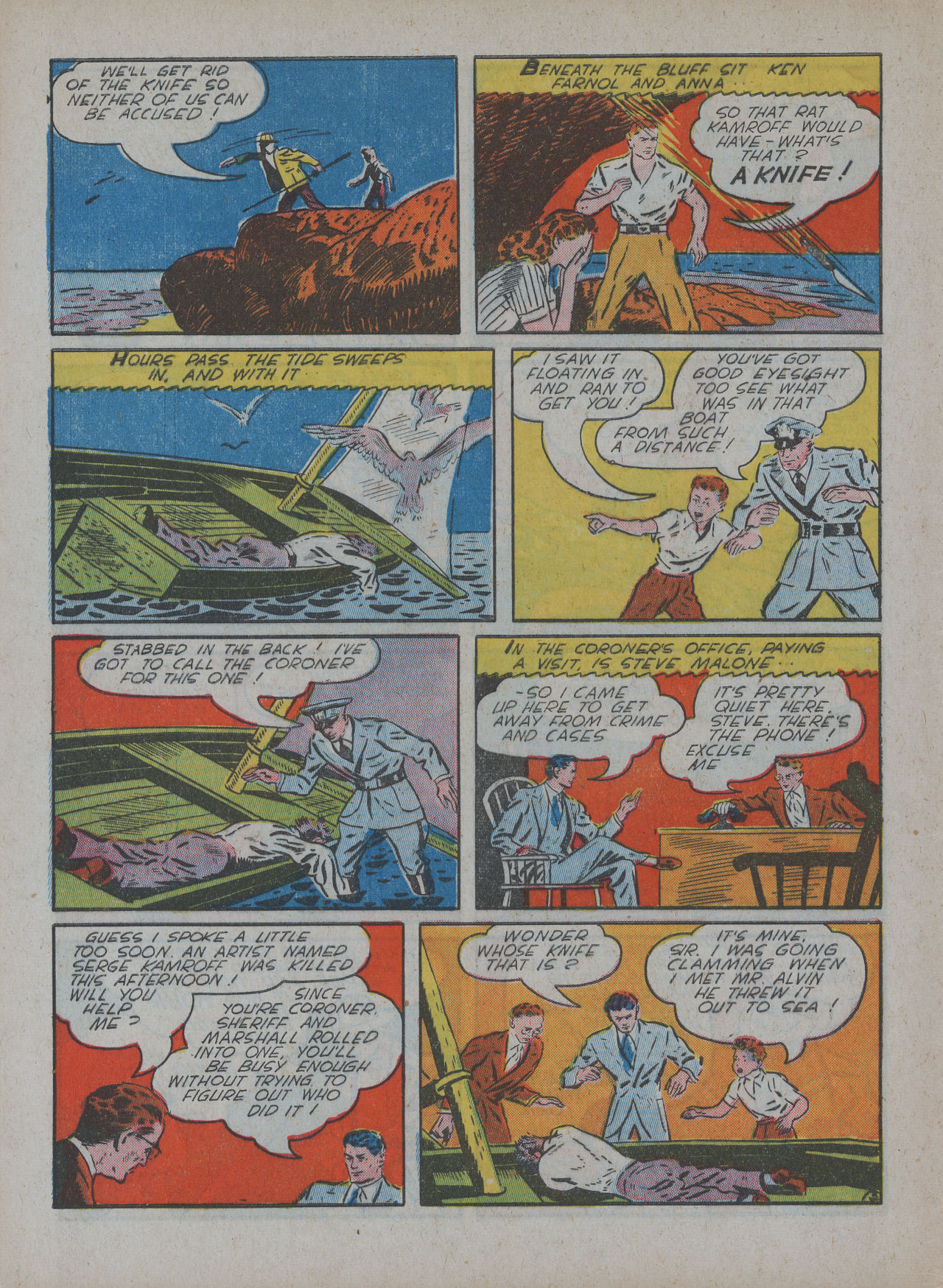 Read online Detective Comics (1937) comic -  Issue #56 - 54