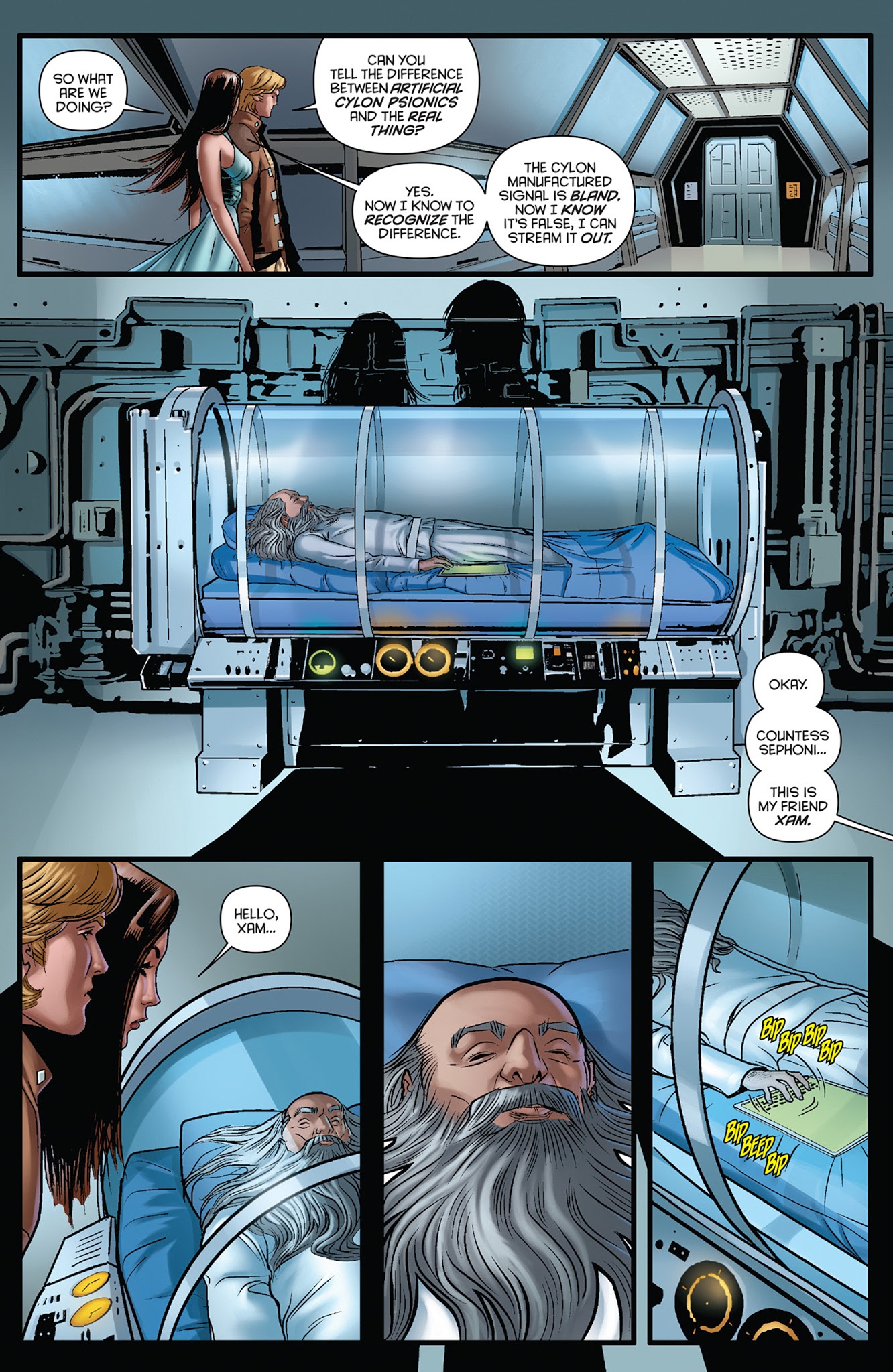 Read online Classic Battlestar Galactica: The Death of Apollo comic -  Issue #3 - 11
