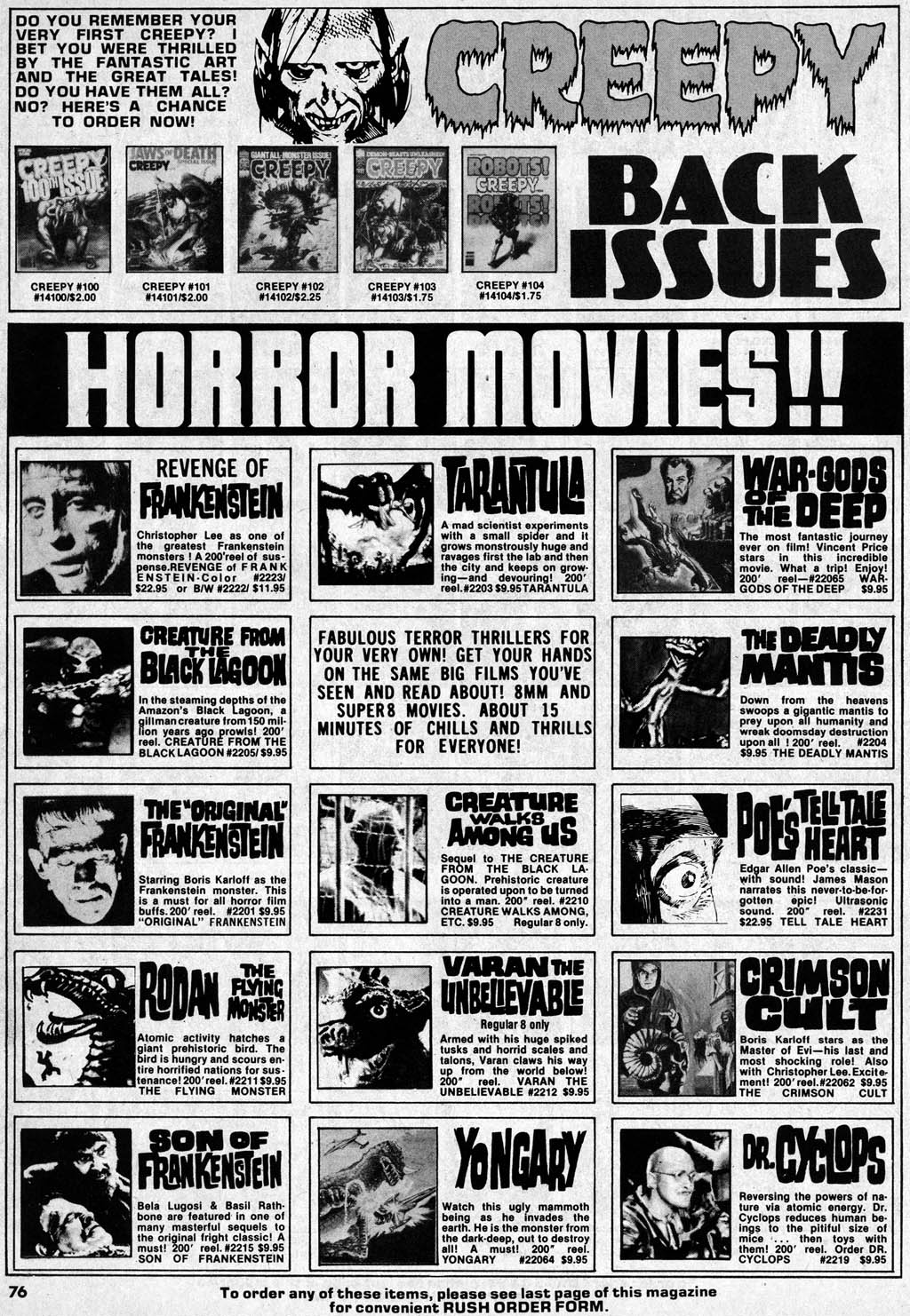 Read online Creepy (1964) comic -  Issue #105 - 75