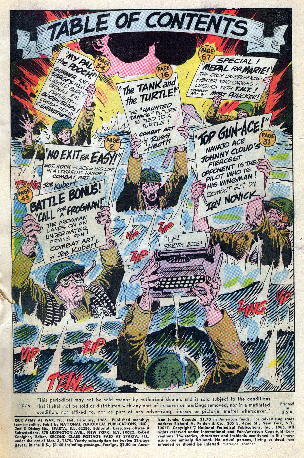 Read online Our Army at War (1952) comic -  Issue #164 - 2