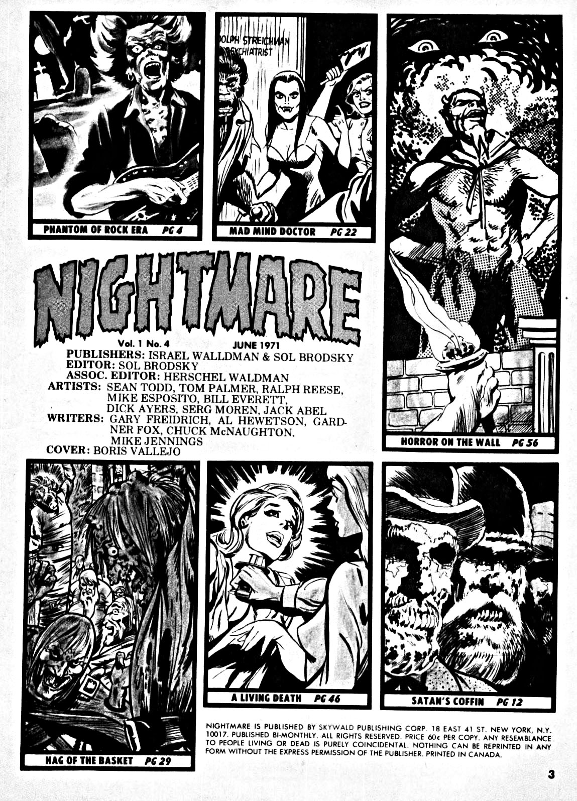 Read online Nightmare (1970) comic -  Issue #4 - 2