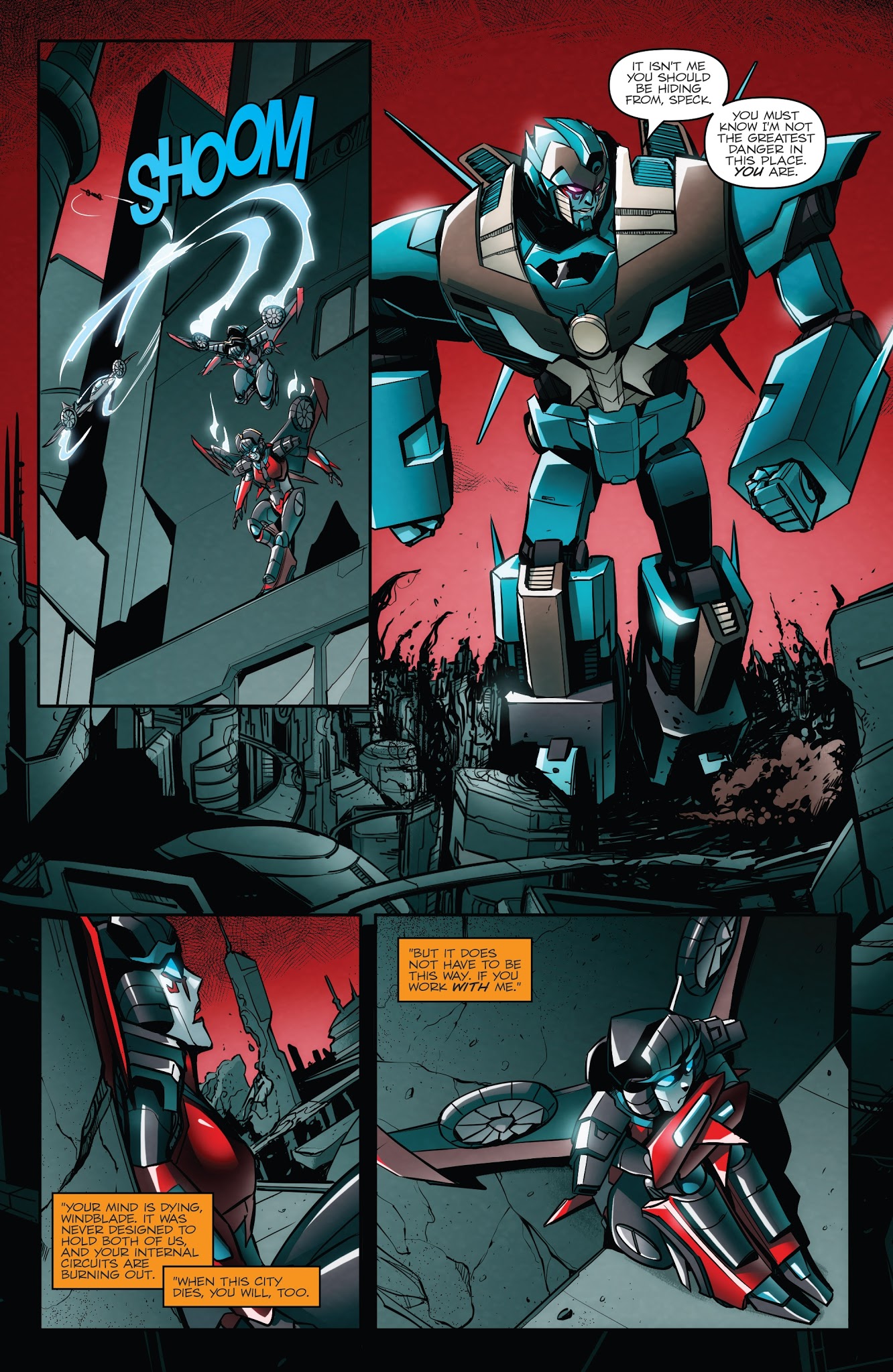 Read online Transformers: Till All Are One comic -  Issue #11 - 12