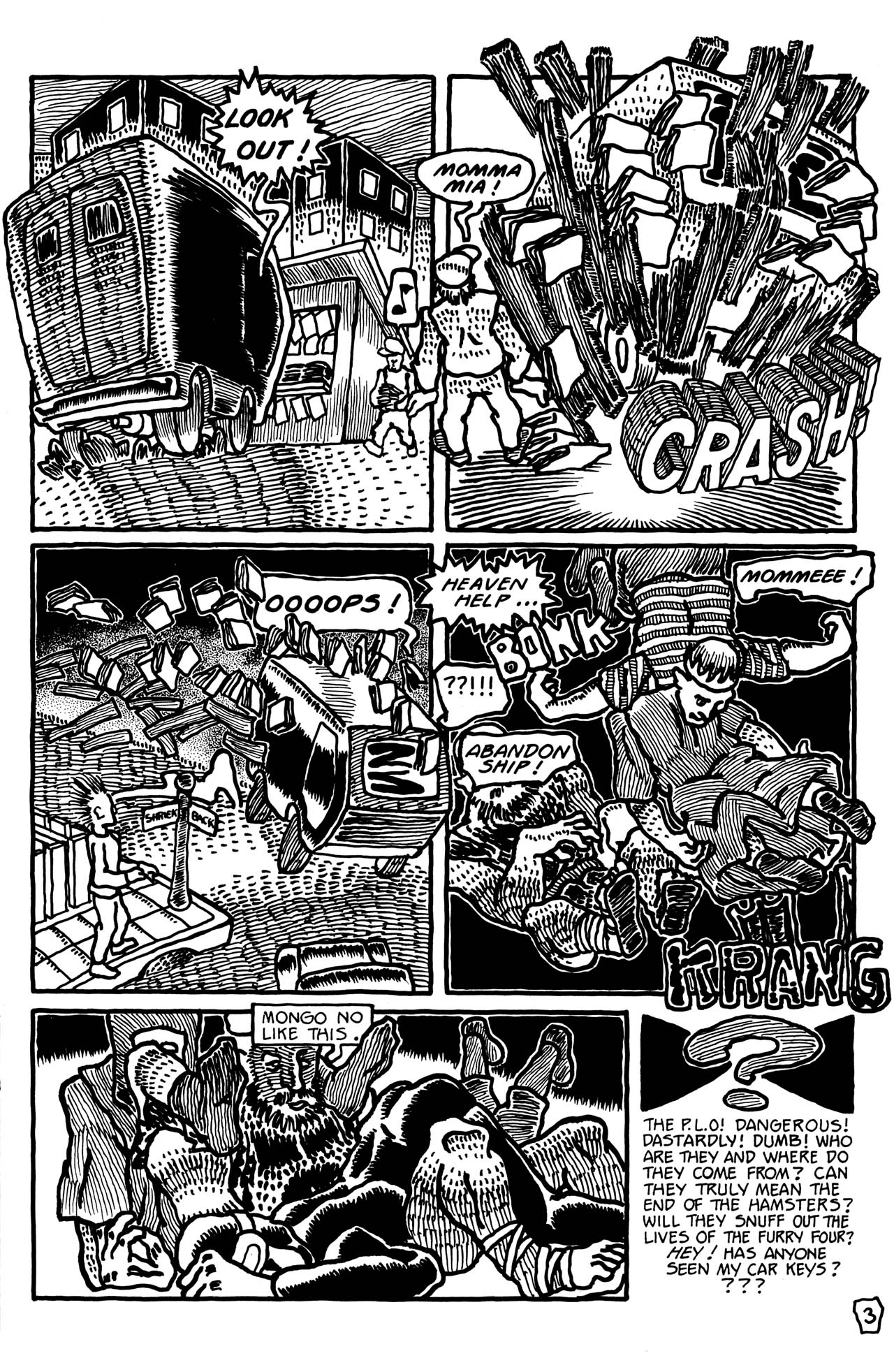 Read online Adolescent Radioactive Black Belt Hamsters comic -  Issue #5 - 5