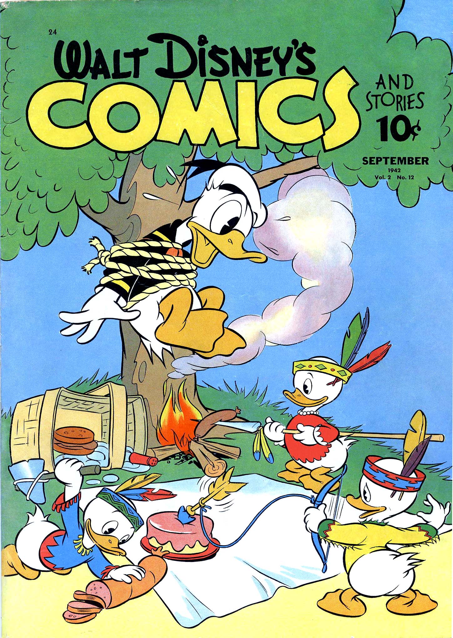 Read online Walt Disney's Comics and Stories comic -  Issue #24 - 1