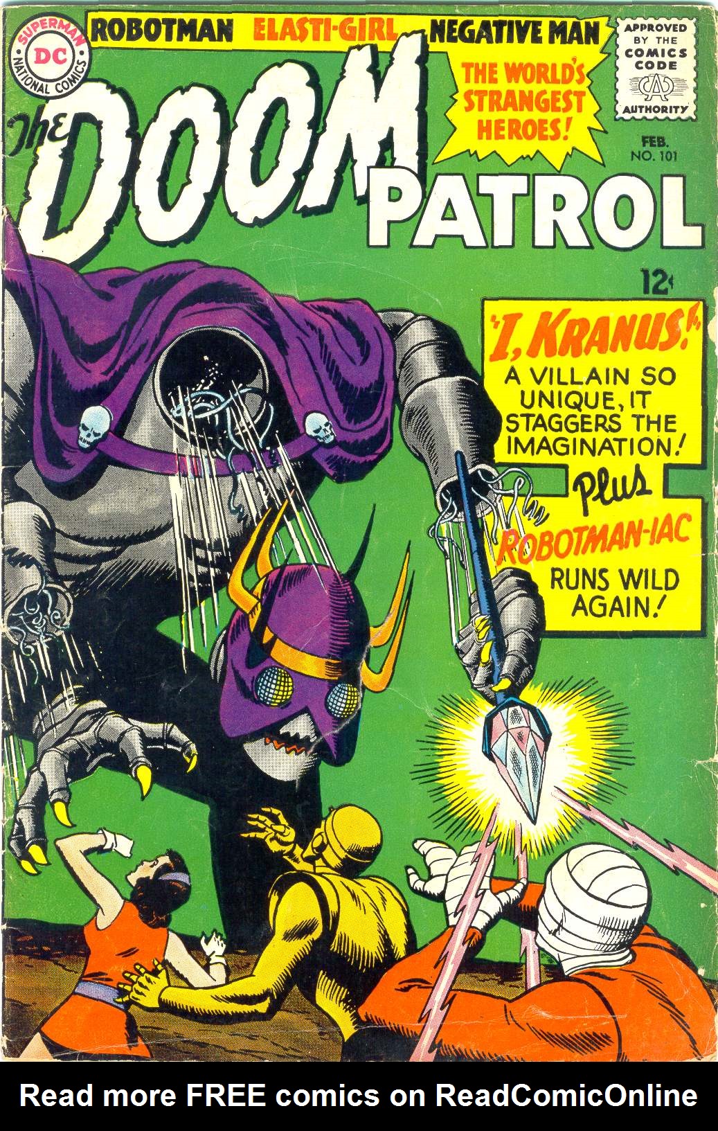Read online Doom Patrol (1964) comic -  Issue #101 - 1