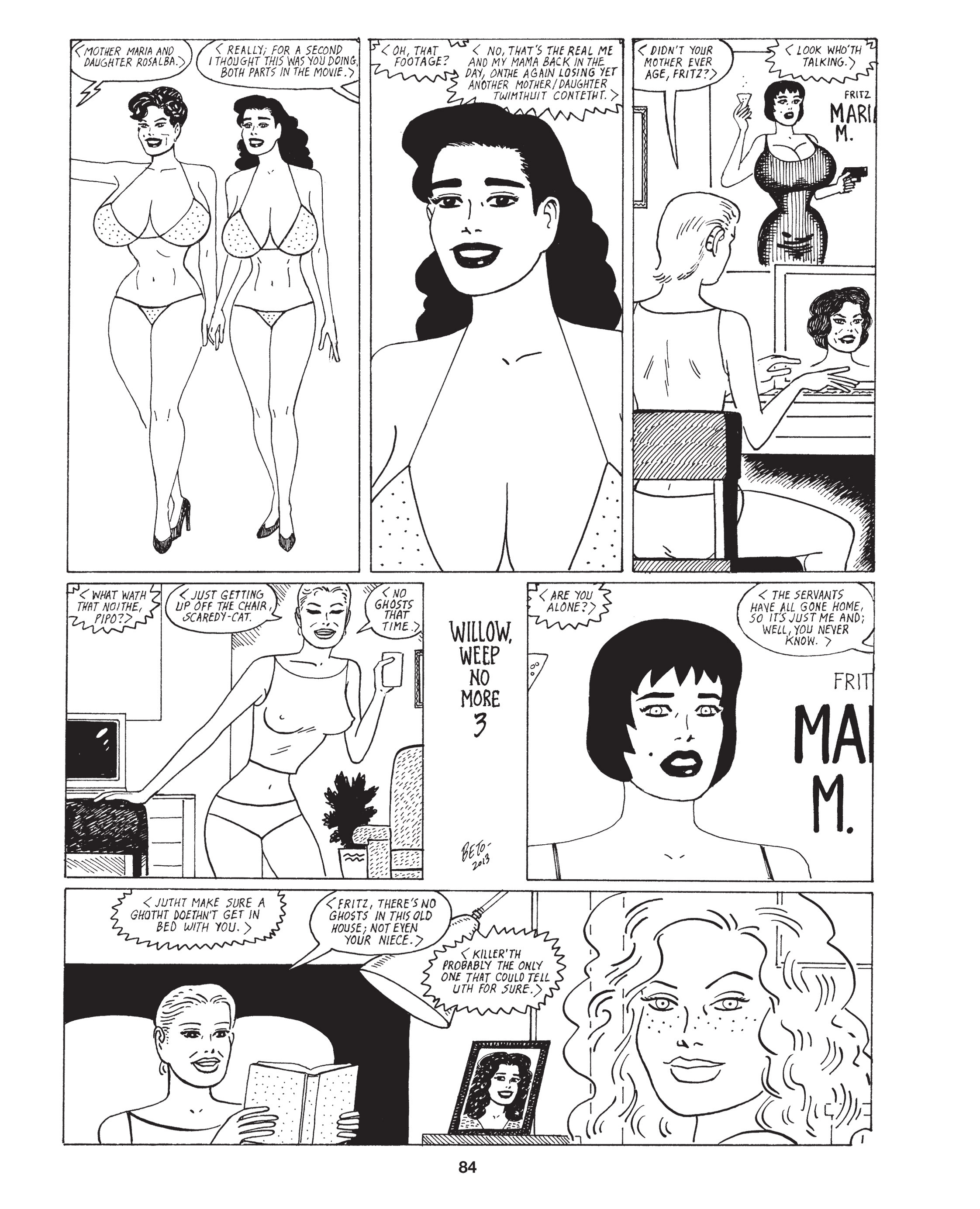 Read online Love and Rockets: New Stories comic -  Issue #6 - 86