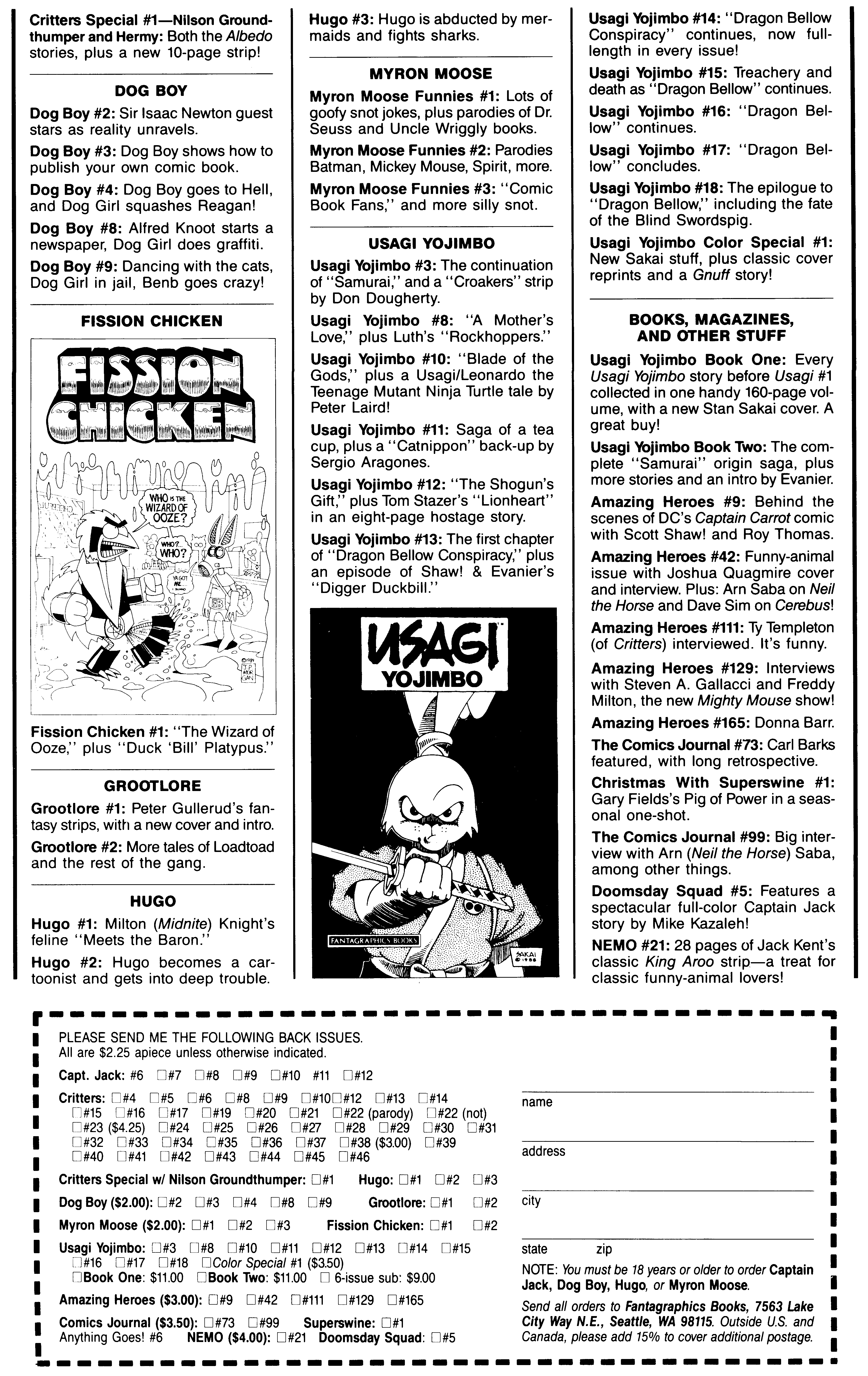Read online Critters comic -  Issue #45 - 27
