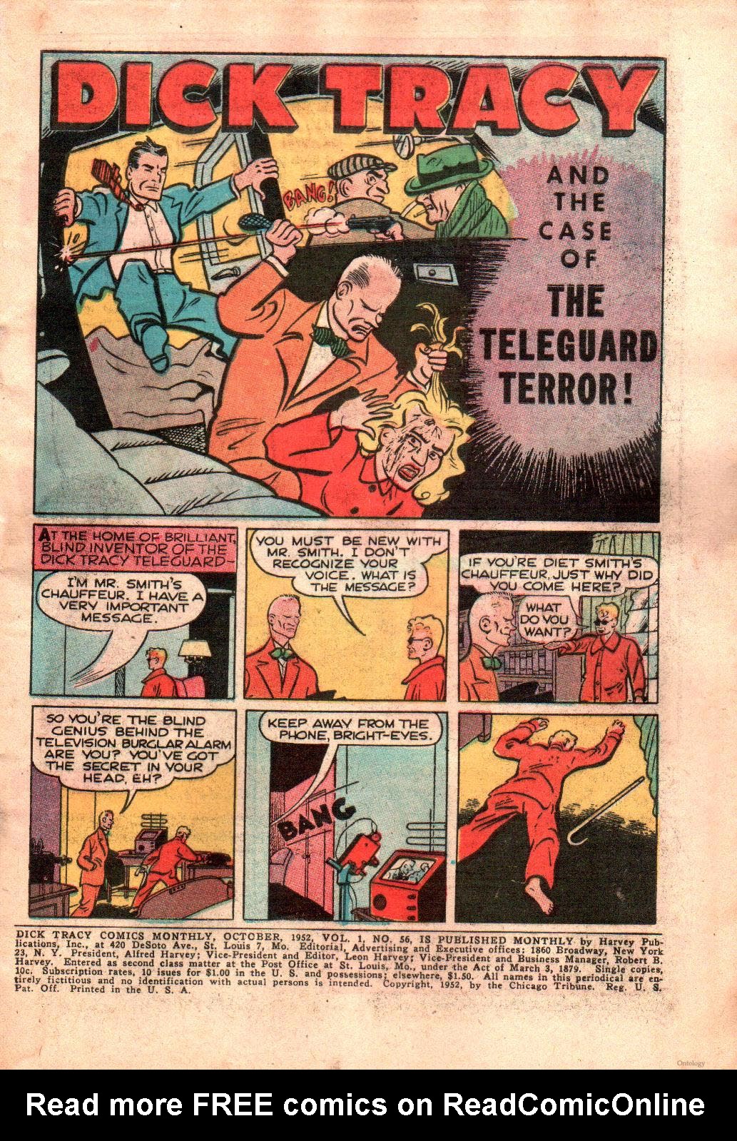 Read online Dick Tracy comic -  Issue #56 - 3