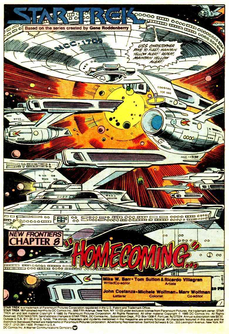 Read online Star Trek (1984) comic -  Issue #16 - 2