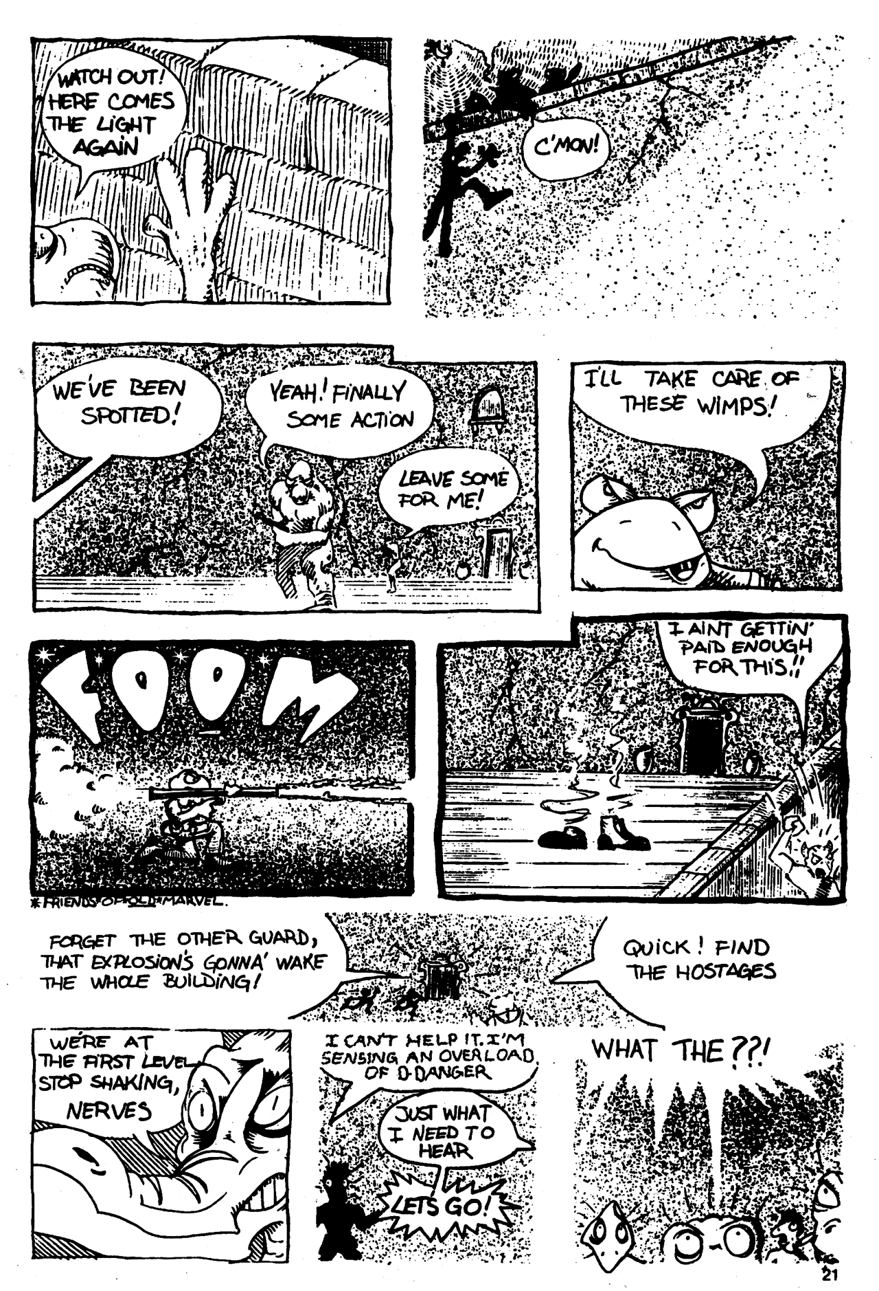 Read online Cold-Blooded Chameleon Commandos comic -  Issue #1 - 22