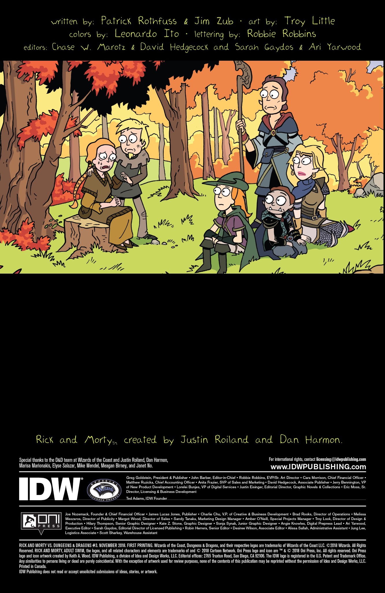Read online Rick and Morty vs Dungeons & Dragons comic -  Issue #3 - 2