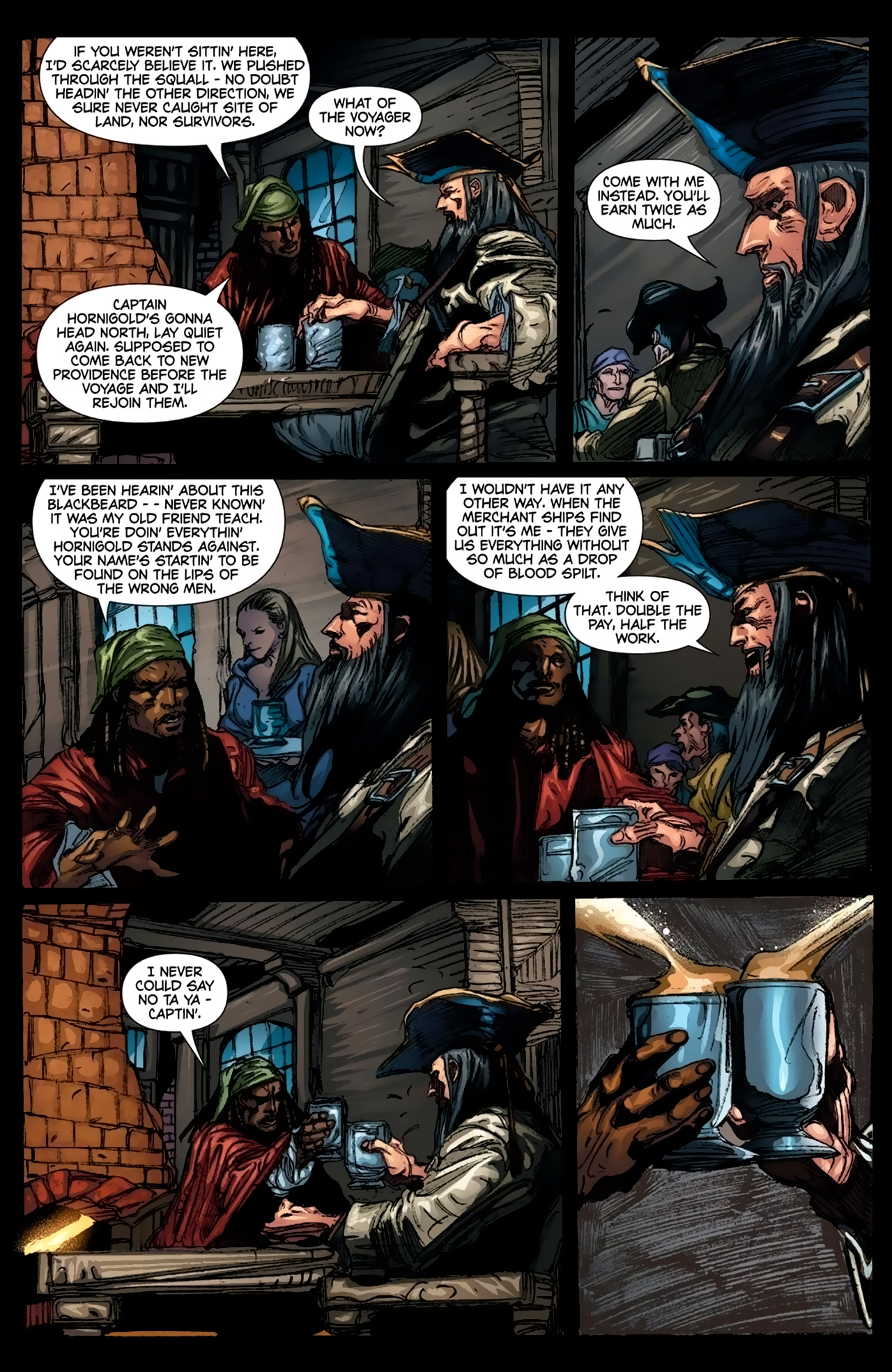 Read online Blackbeard: Legend of the Pyrate King comic -  Issue #5 - 10