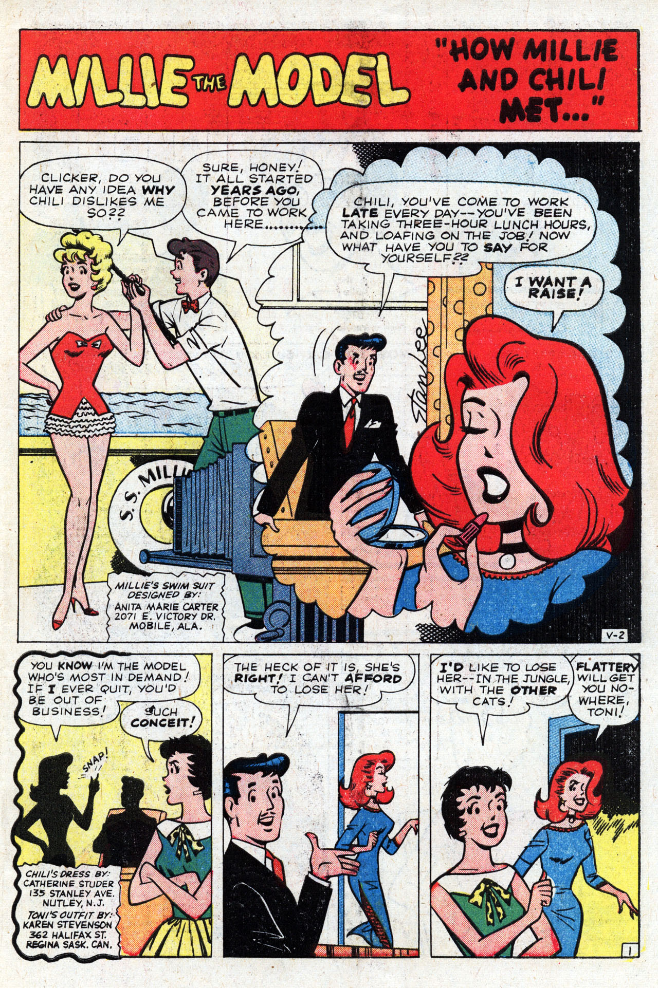 Read online Millie the Model comic -  Issue #100 - 3