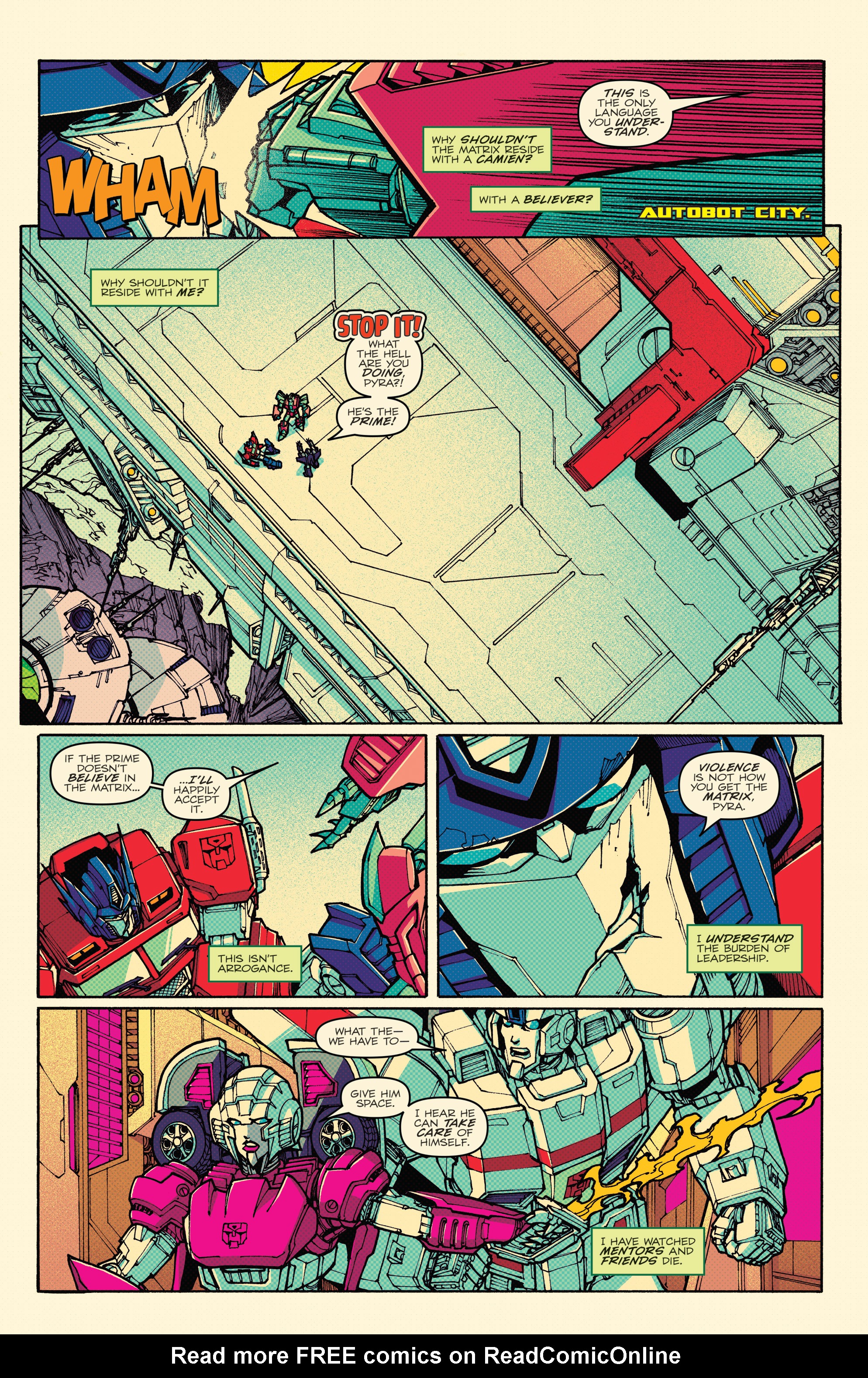 Read online Optimus Prime comic -  Issue #4 - 18