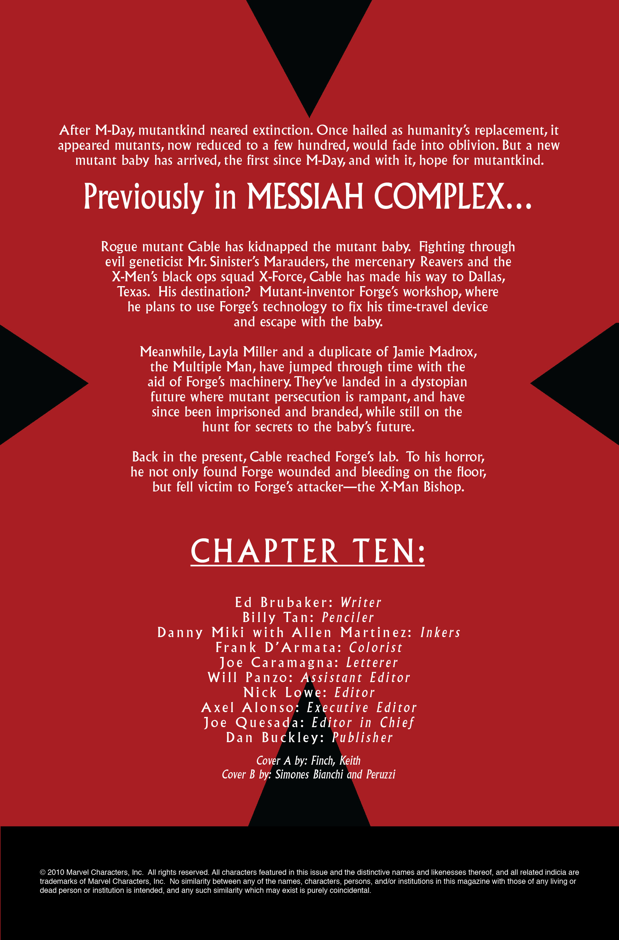 Read online X-Men: Messiah Complex comic -  Issue # Full - 260