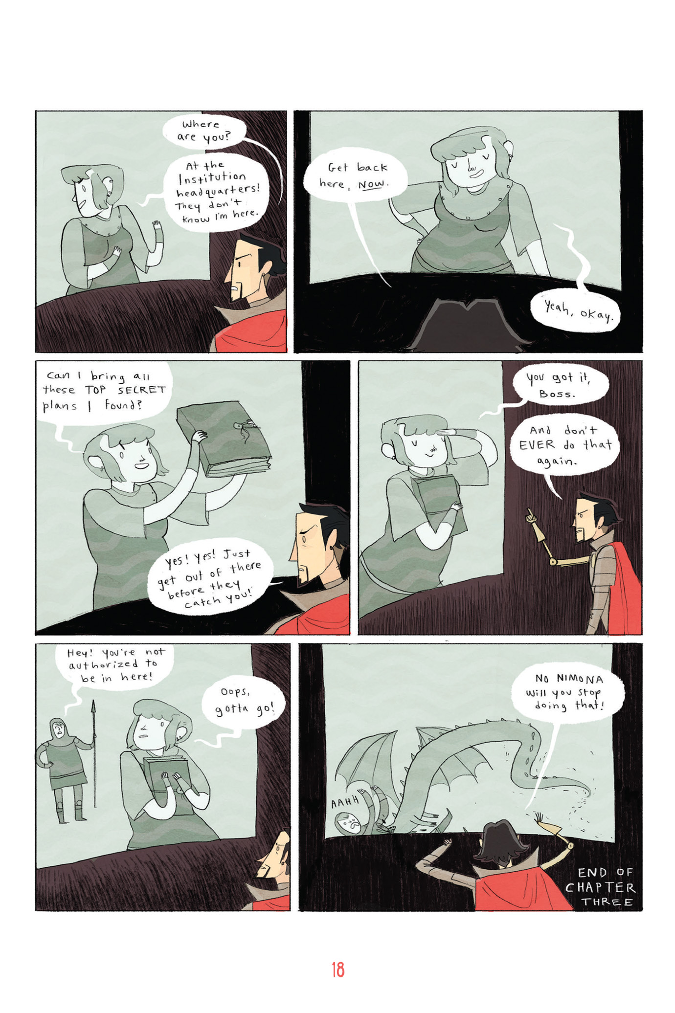 Read online Nimona comic -  Issue # TPB - 24