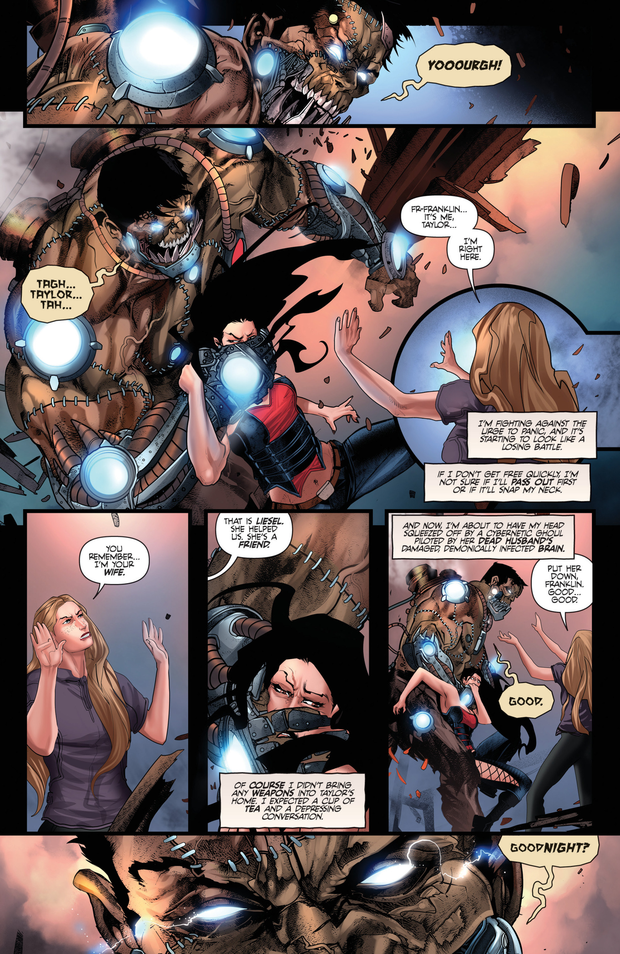 Read online Van Helsing vs Frankenstein comic -  Issue #3 - 5