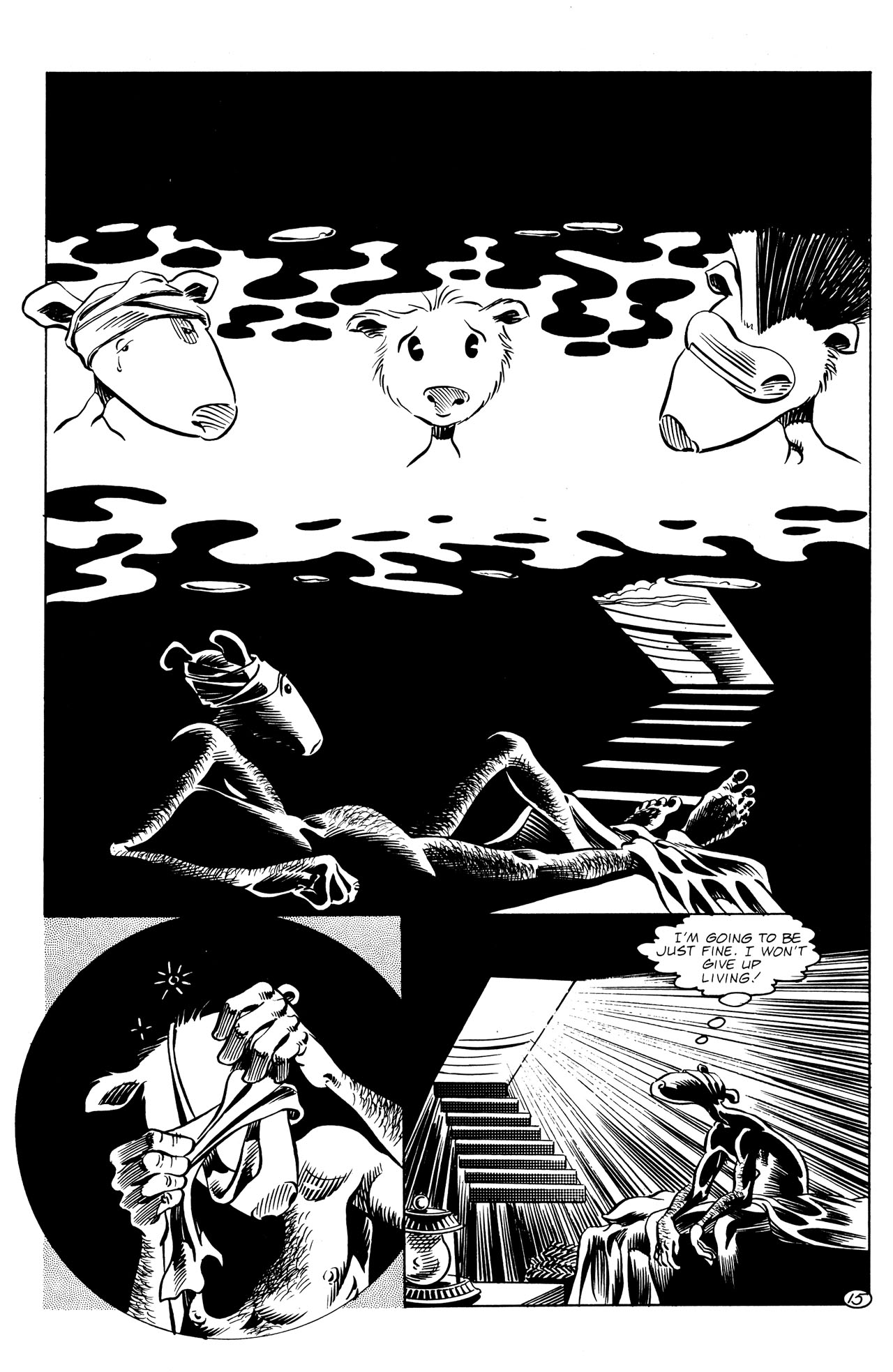 Read online Adolescent Radioactive Black Belt Hamsters comic -  Issue #9 - 17