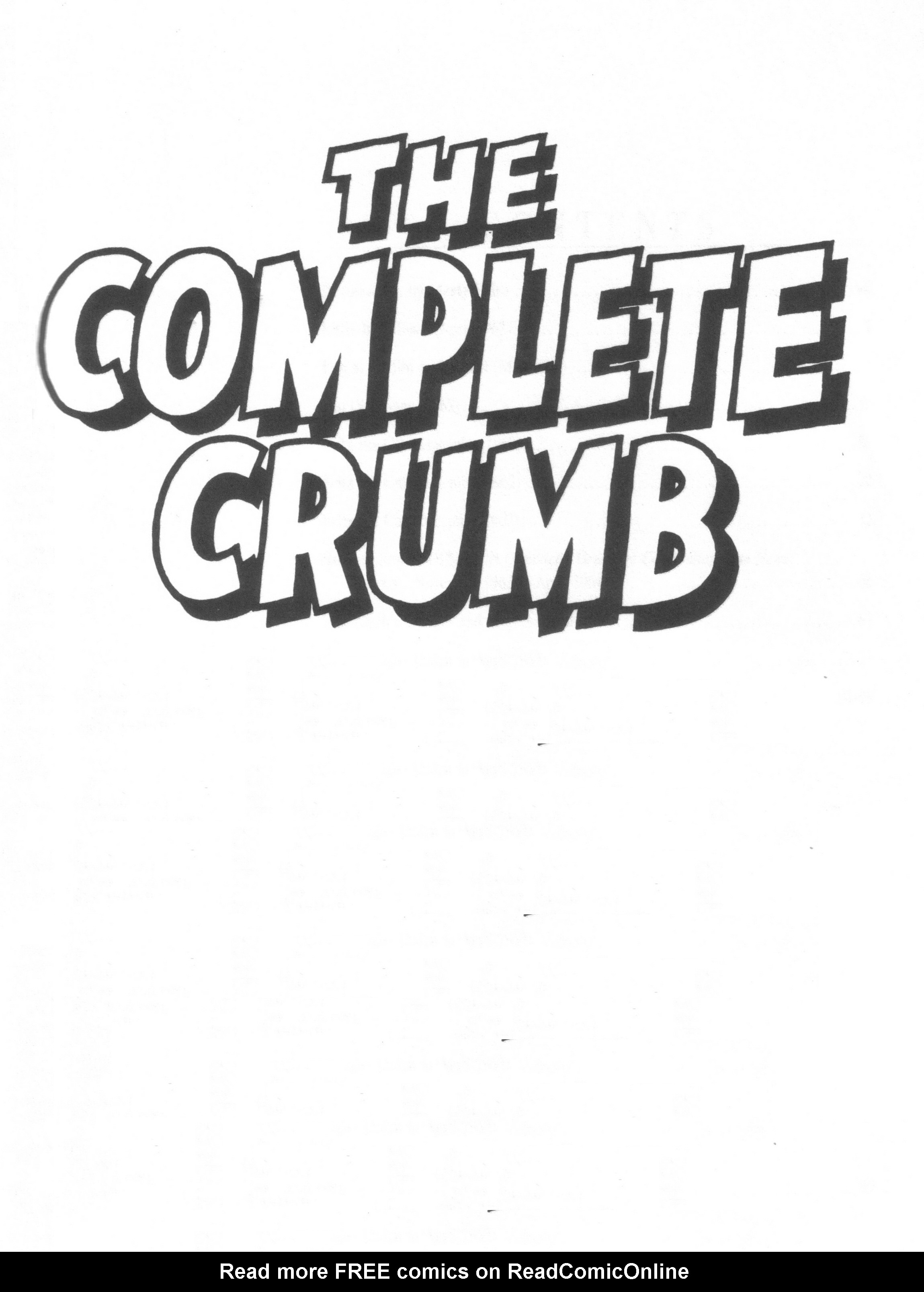 Read online The Complete Crumb Comics comic -  Issue # TPB 2 - 3