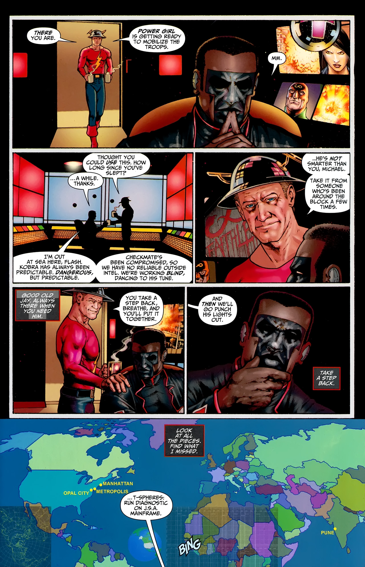 Read online JSA vs. Kobra comic -  Issue #4 - 7