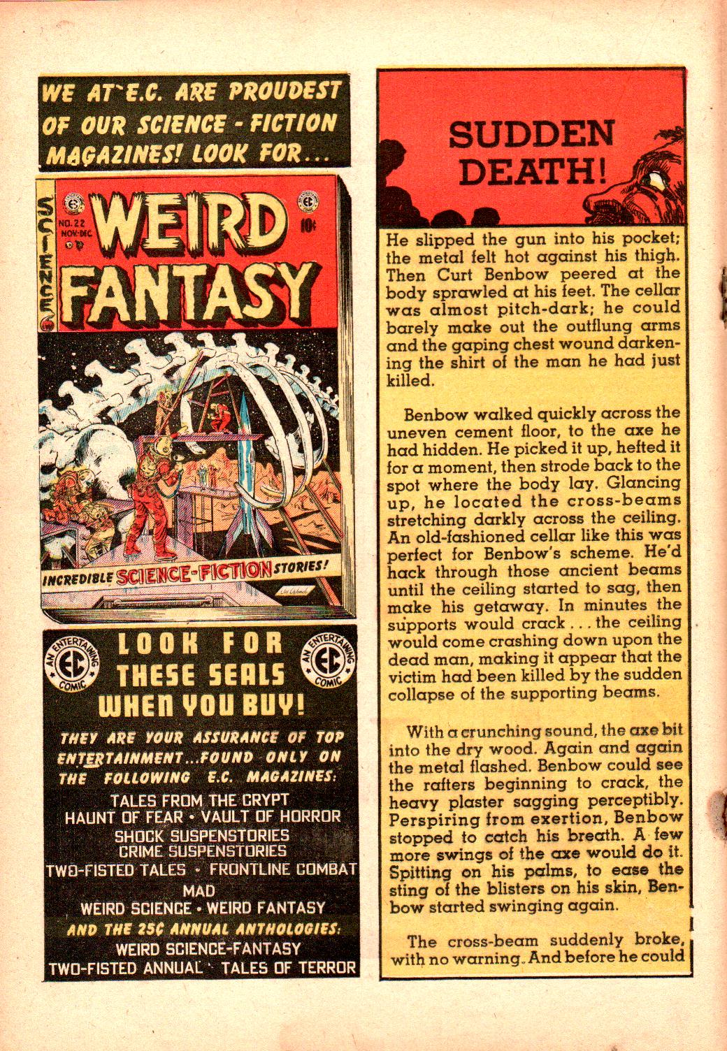 Read online The Vault of Horror (1950) comic -  Issue #34 - 19
