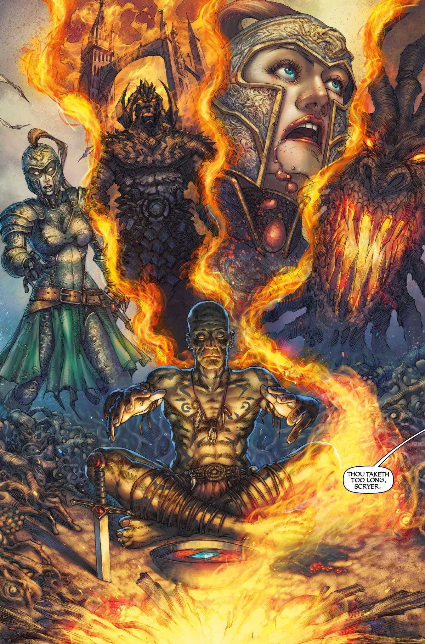 Read online Dark Souls: The Breath of Andolus comic -  Issue #2 - 4