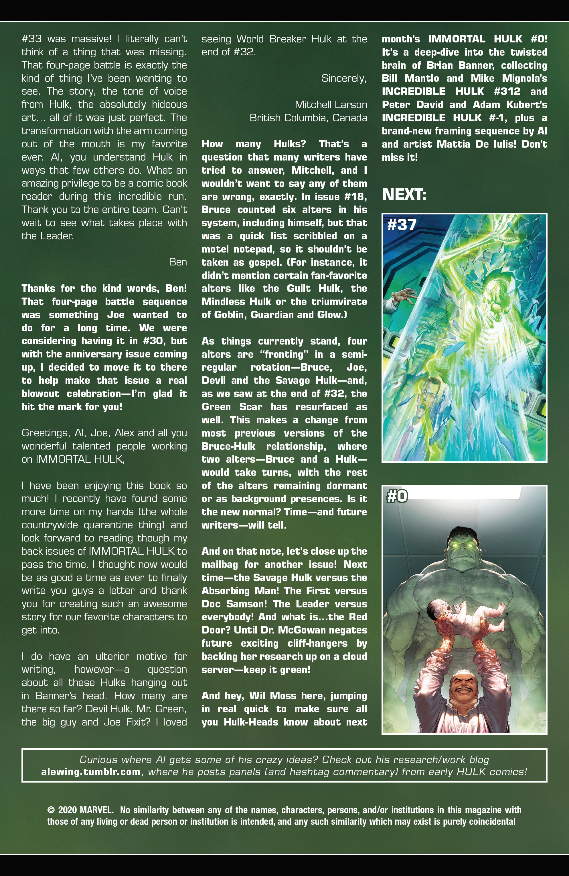 Read online Immortal Hulk comic -  Issue #36 - 21