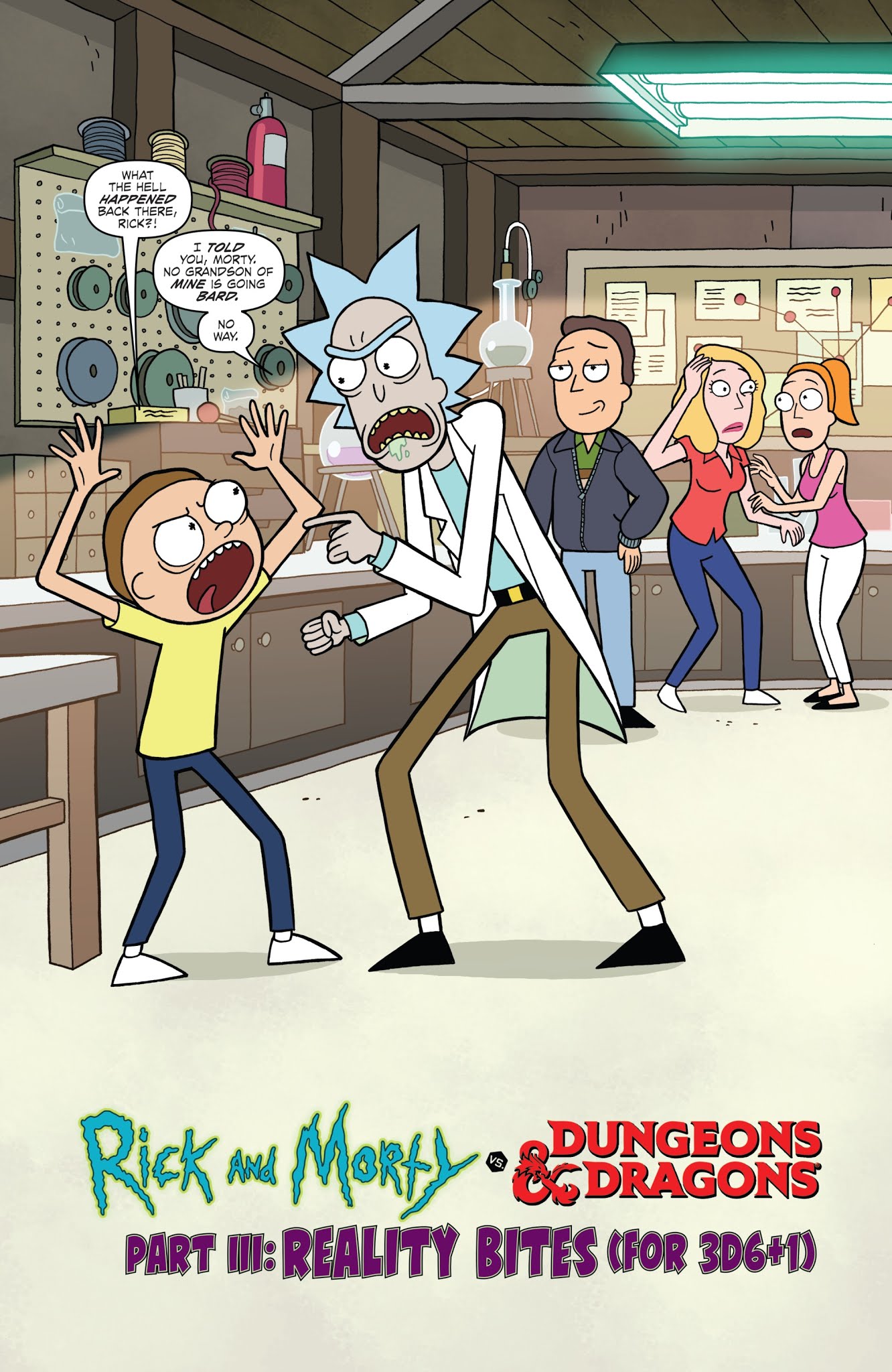 Read online Rick and Morty vs Dungeons & Dragons comic -  Issue #3 - 3