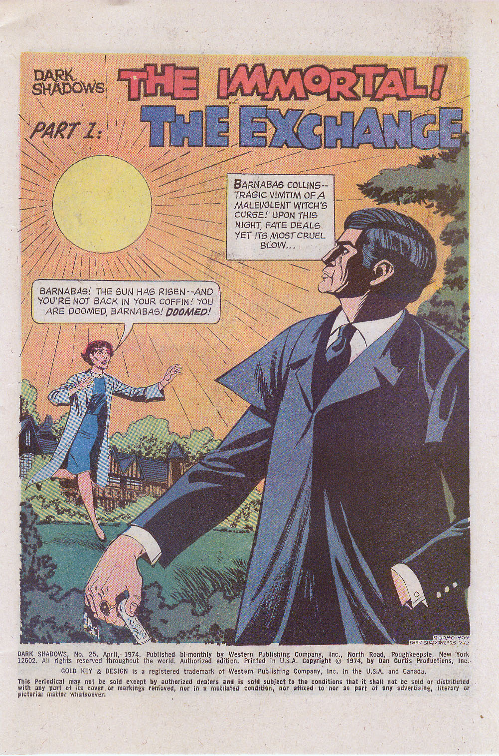 Read online Dark Shadows (1969) comic -  Issue #25 - 3