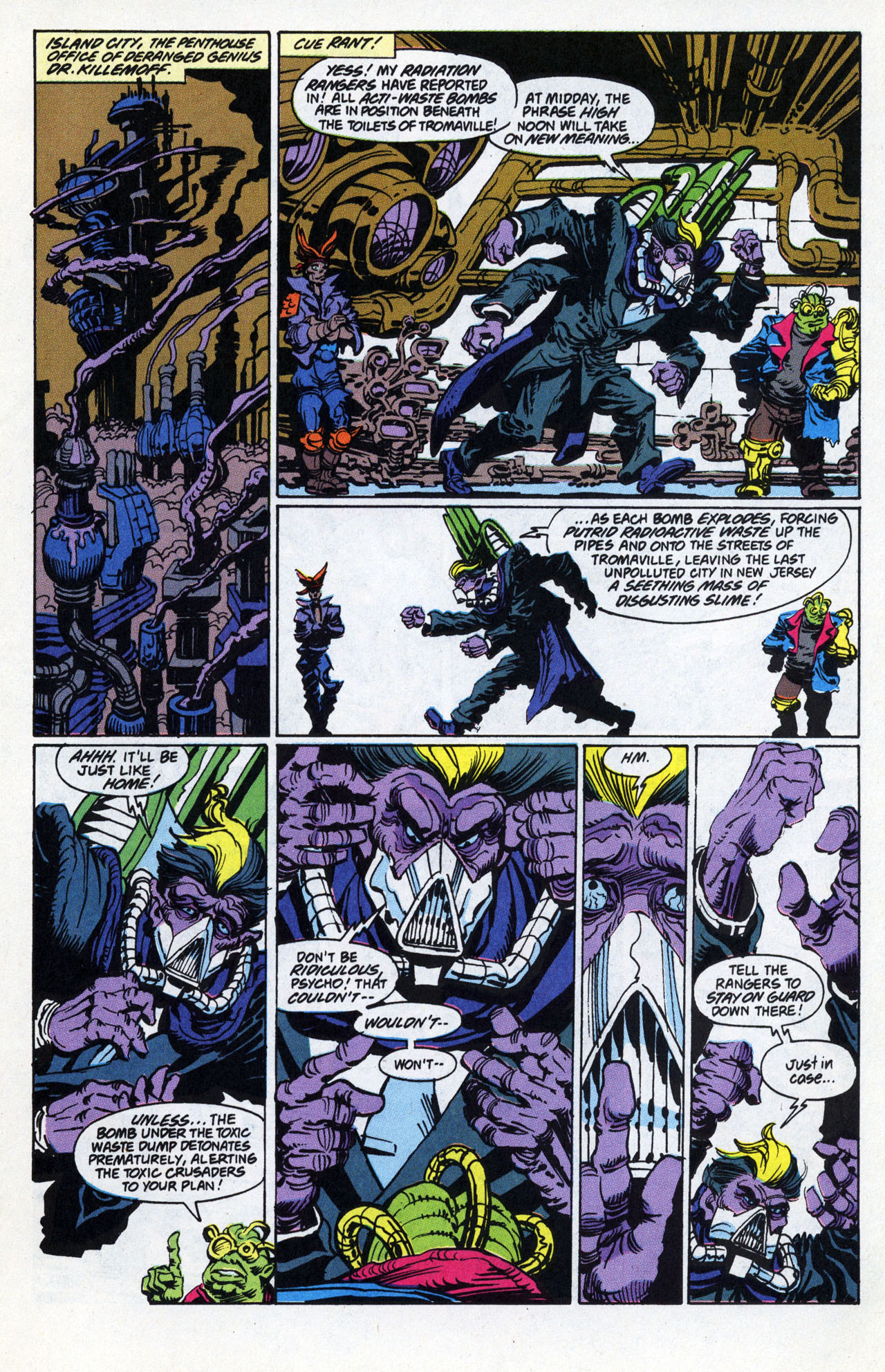 Read online Toxic Crusaders comic -  Issue #4 - 5