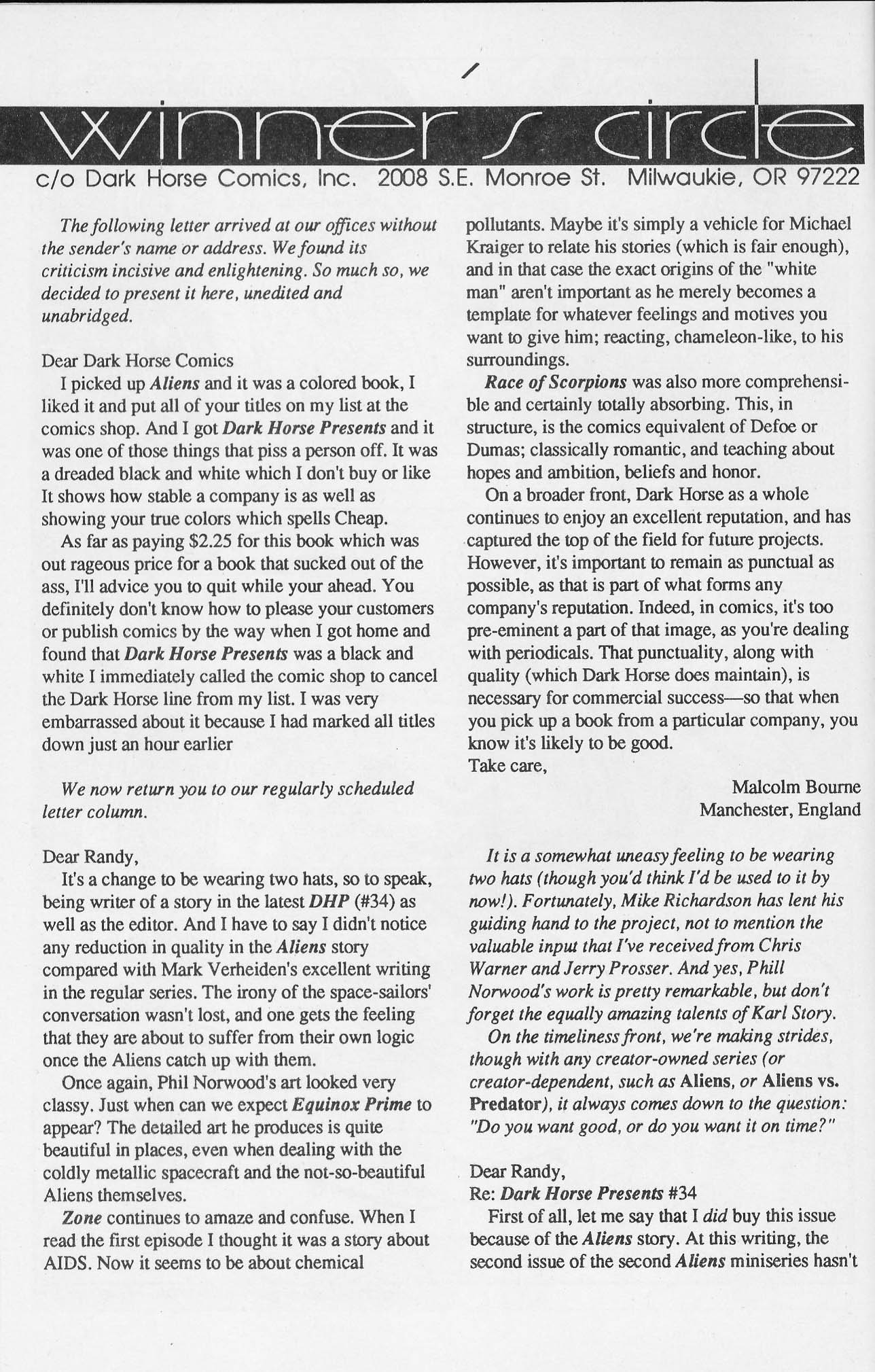 Read online Dark Horse Presents (1986) comic -  Issue #35 - 12