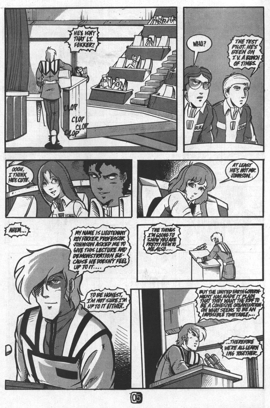 Read online Robotech Academy Blues comic -  Issue #0 - 6