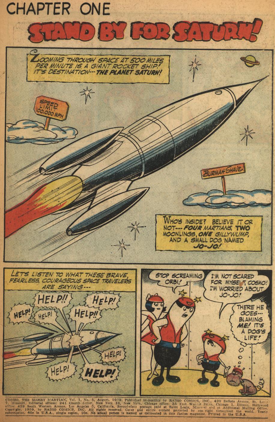 Read online Cosmo the Merry Martian comic -  Issue #5 - 3