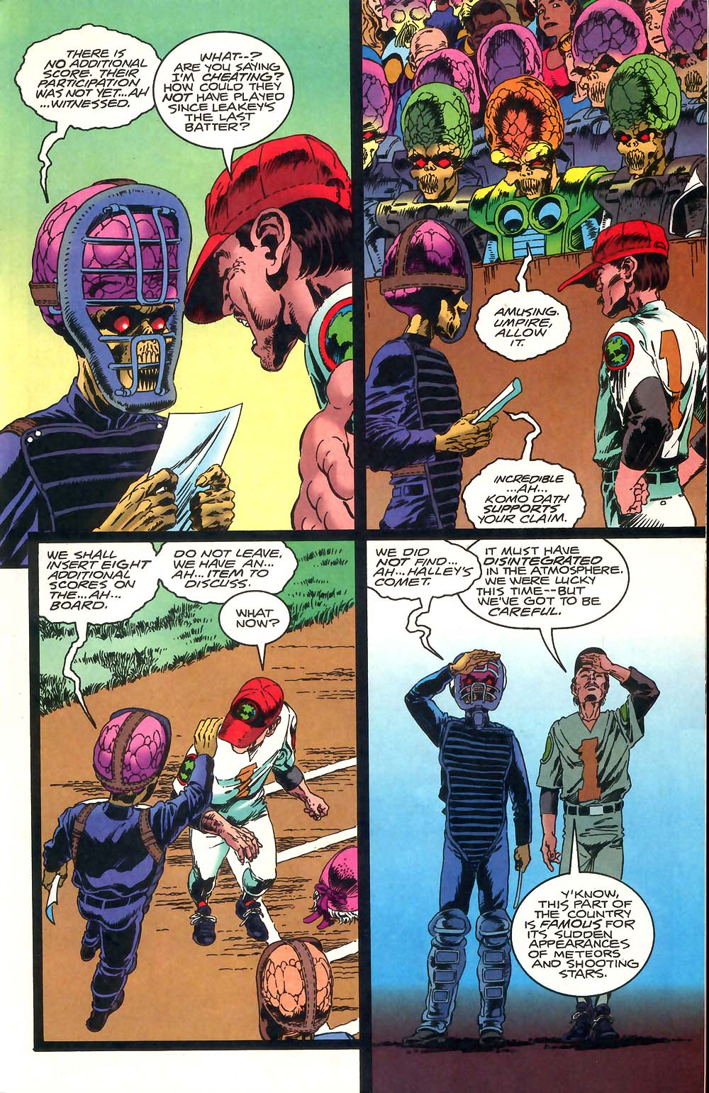 Read online Mars Attacks Baseball Special comic -  Issue # Full - 13