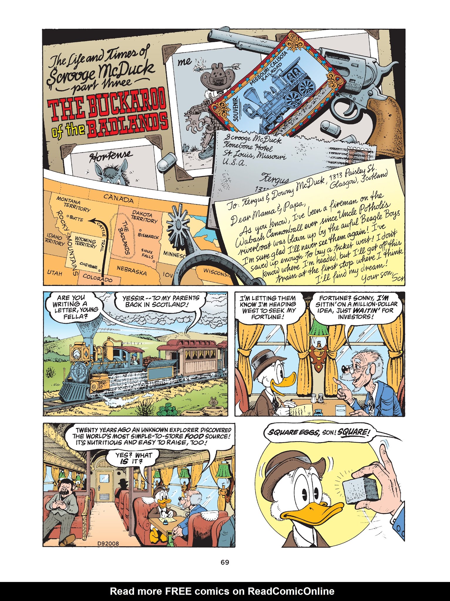 Read online Walt Disney Uncle Scrooge and Donald Duck: The Don Rosa Library comic -  Issue # TPB 4 (Part 1) - 70