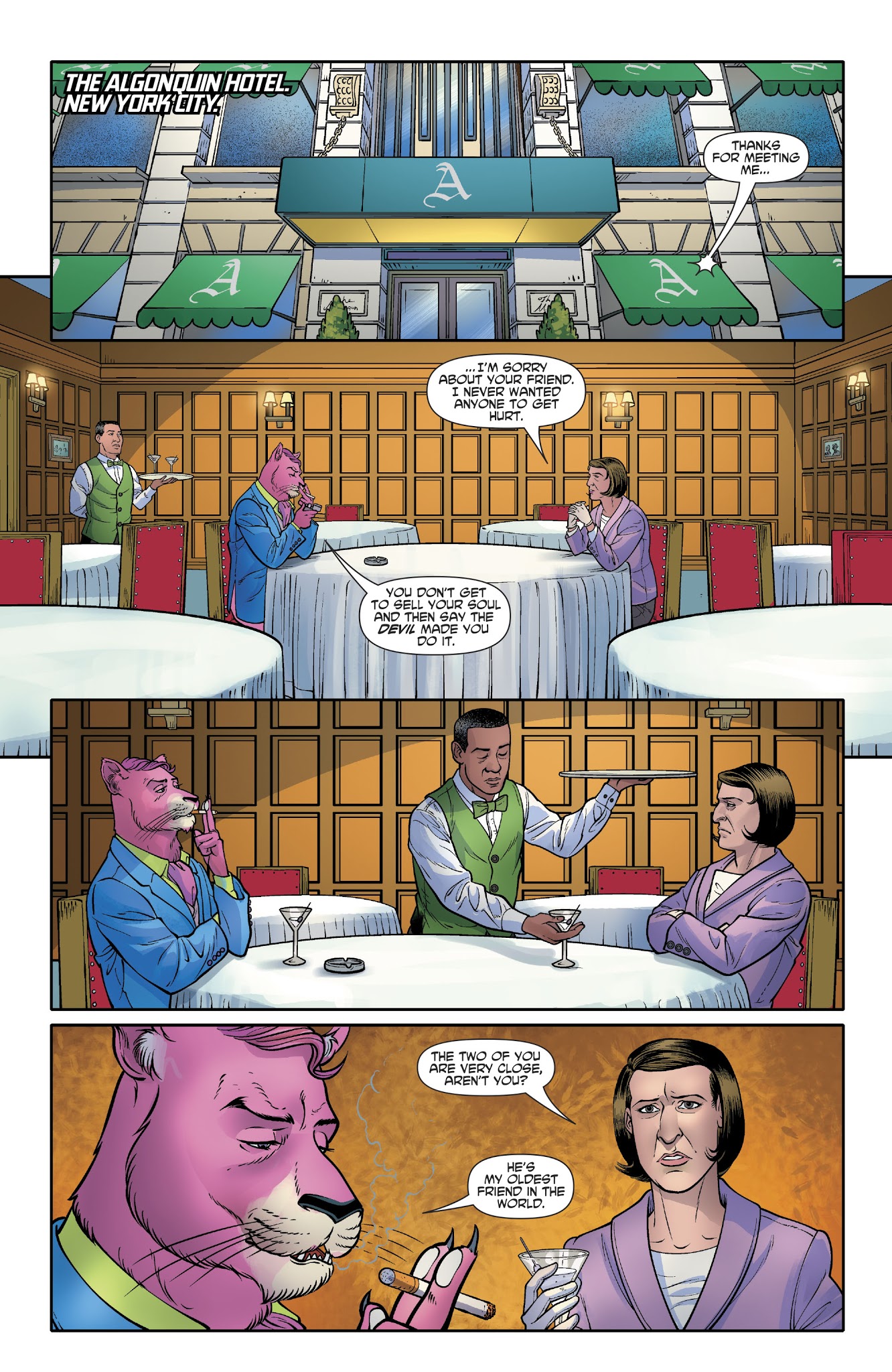 Read online Exit Stage Left: The Snagglepuss Chronicles comic -  Issue #5 - 7