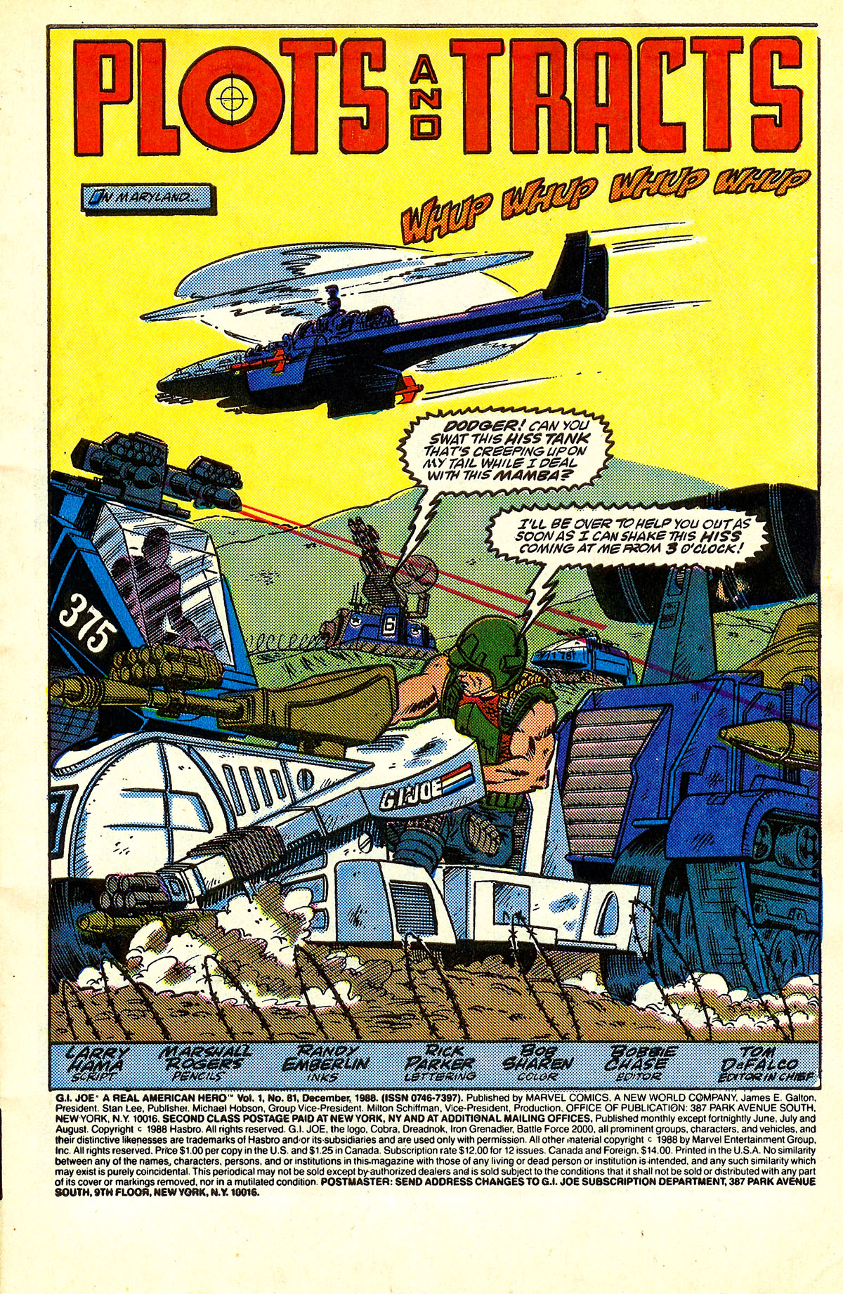 G.I. Joe: A Real American Hero 81 Page 1