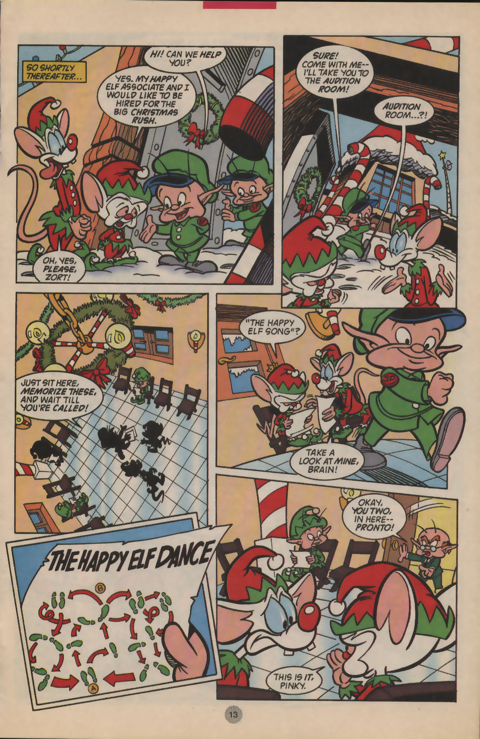 Read online Pinky and The Brain Christmas Special comic -  Issue # Full - 10