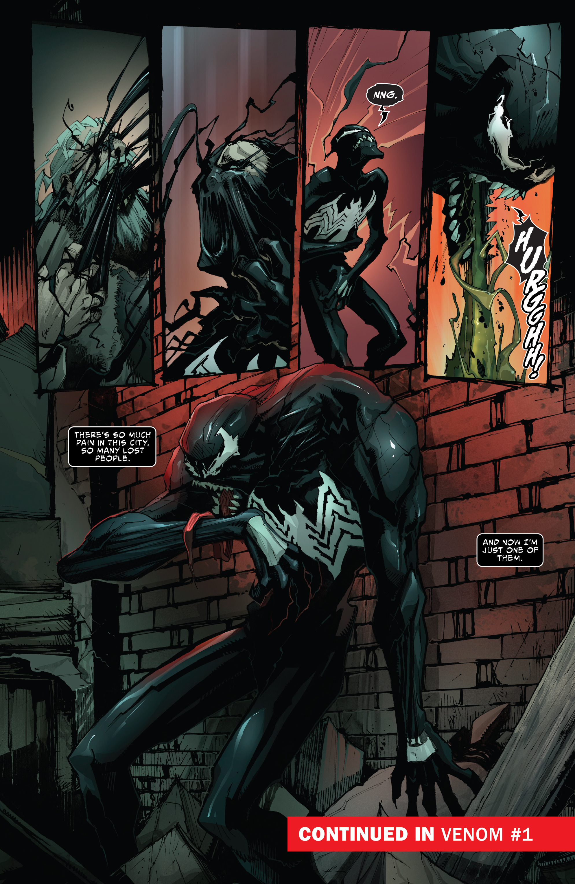 Читать комикс 10. Симбионт Бэтмен. Веном 1 симбиот. Batman Веном. Бэтмен и Веном.