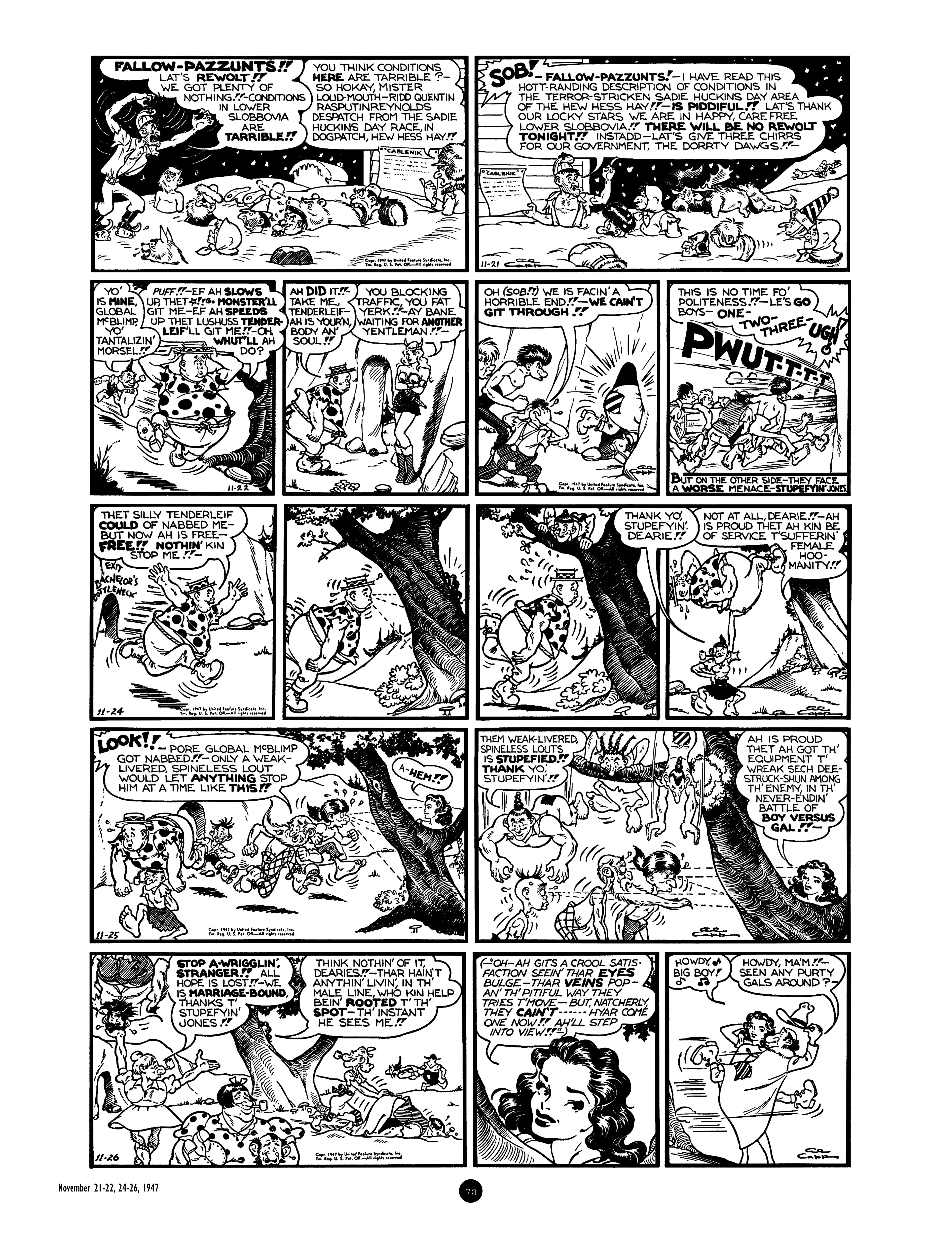 Read online Al Capp's Li'l Abner Complete Daily & Color Sunday Comics comic -  Issue # TPB 7 (Part 1) - 78