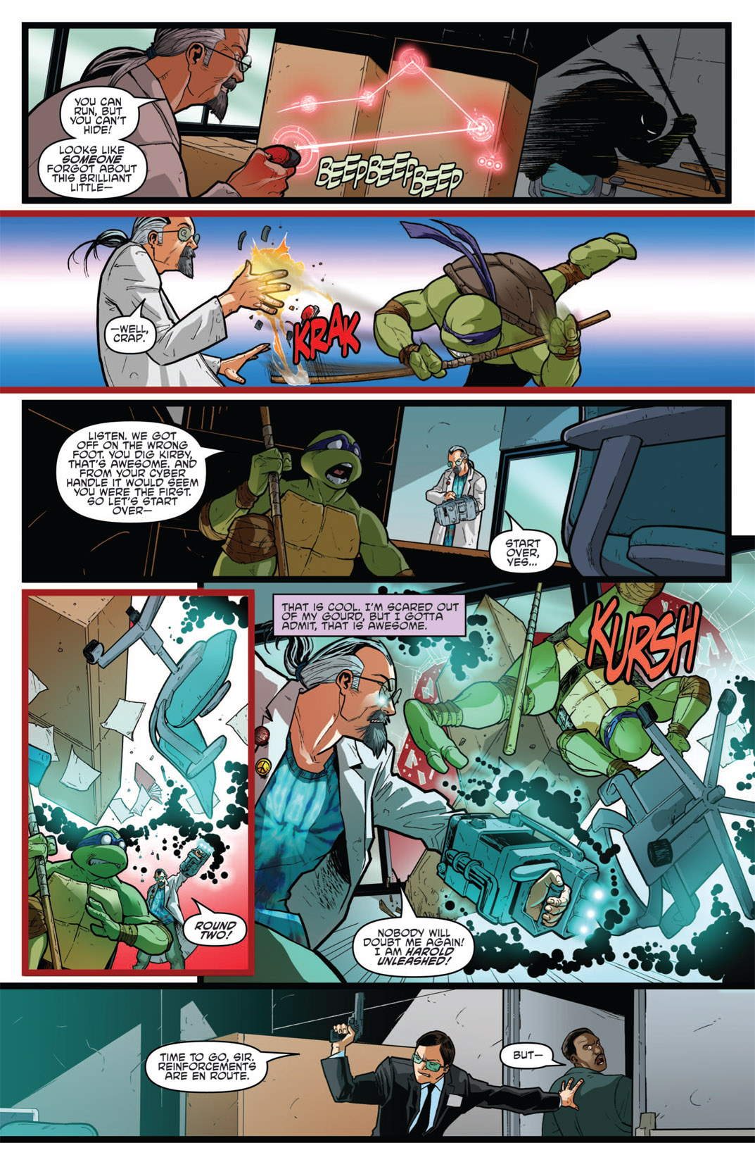 Read online Teenage Mutant Ninja Turtles Micro-Series comic -  Issue #3 - 20