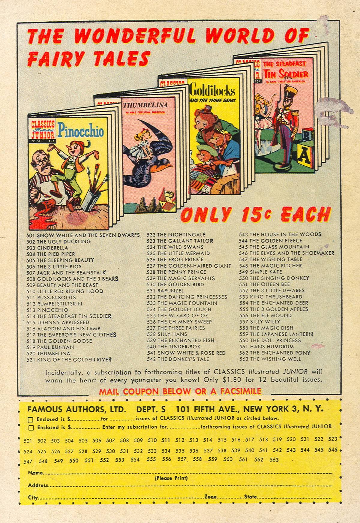 Read online Classics Illustrated Junior comic -  Issue #552 - 36