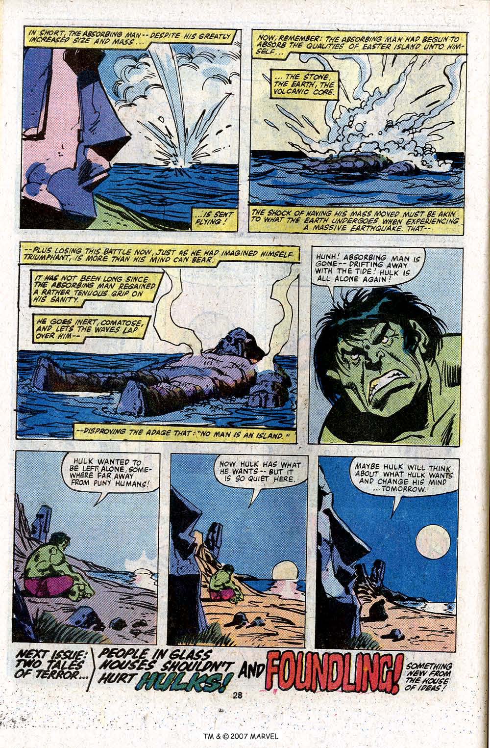 Read online The Incredible Hulk (1968) comic -  Issue #261 - 30