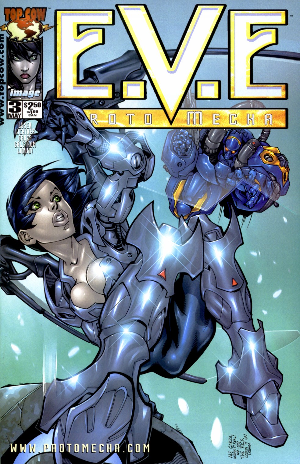 Read online E.V.E. ProtoMecha comic -  Issue #3 - 1