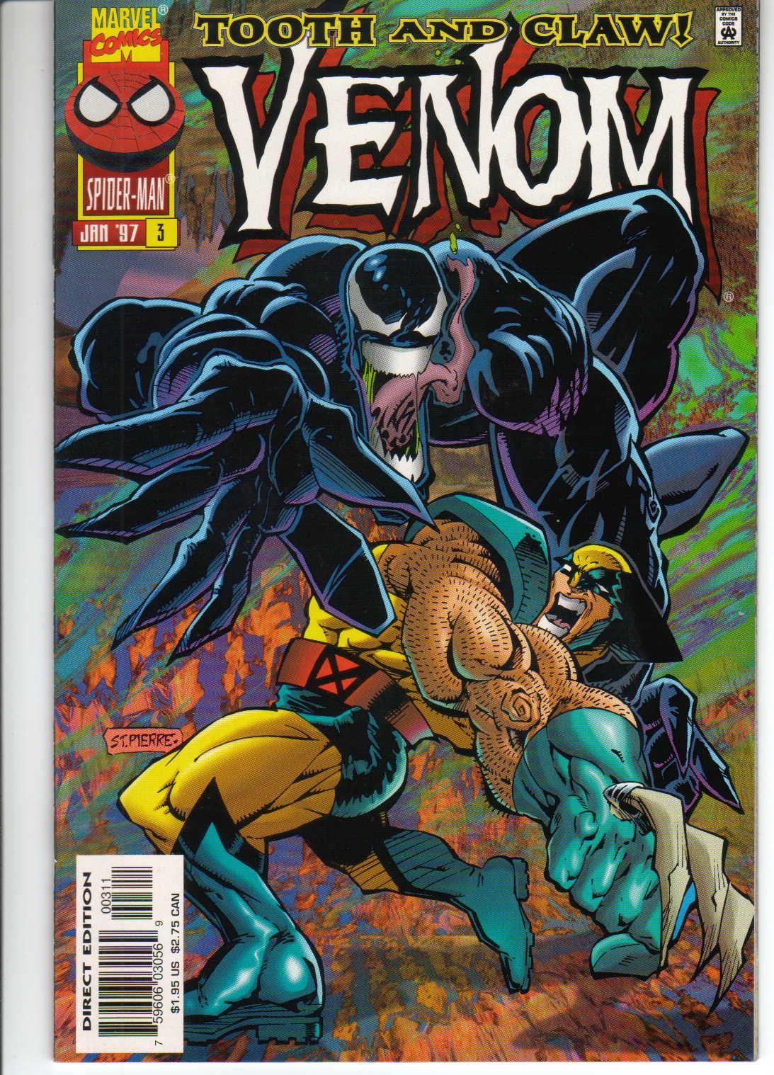 Read online Venom vs Wolverine - Tooth and Claw comic -  Issue #3 - 1