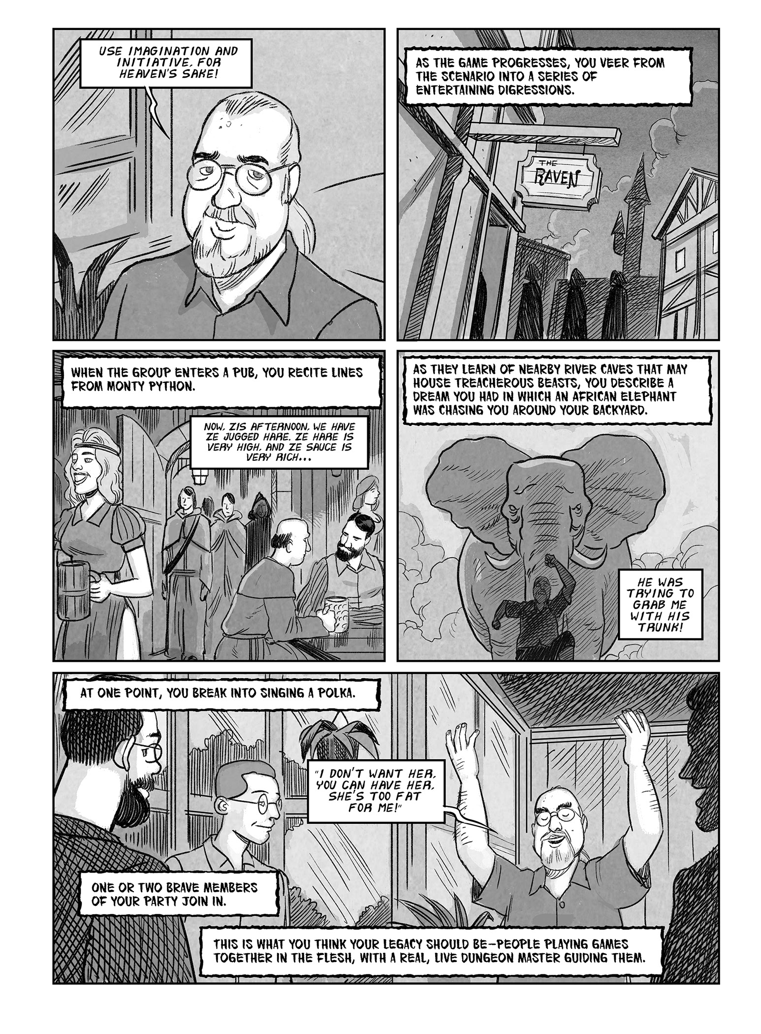 Read online Rise of the Dungeon Master: Gary Gygax and the Creation of D&D comic -  Issue # TPB - 131