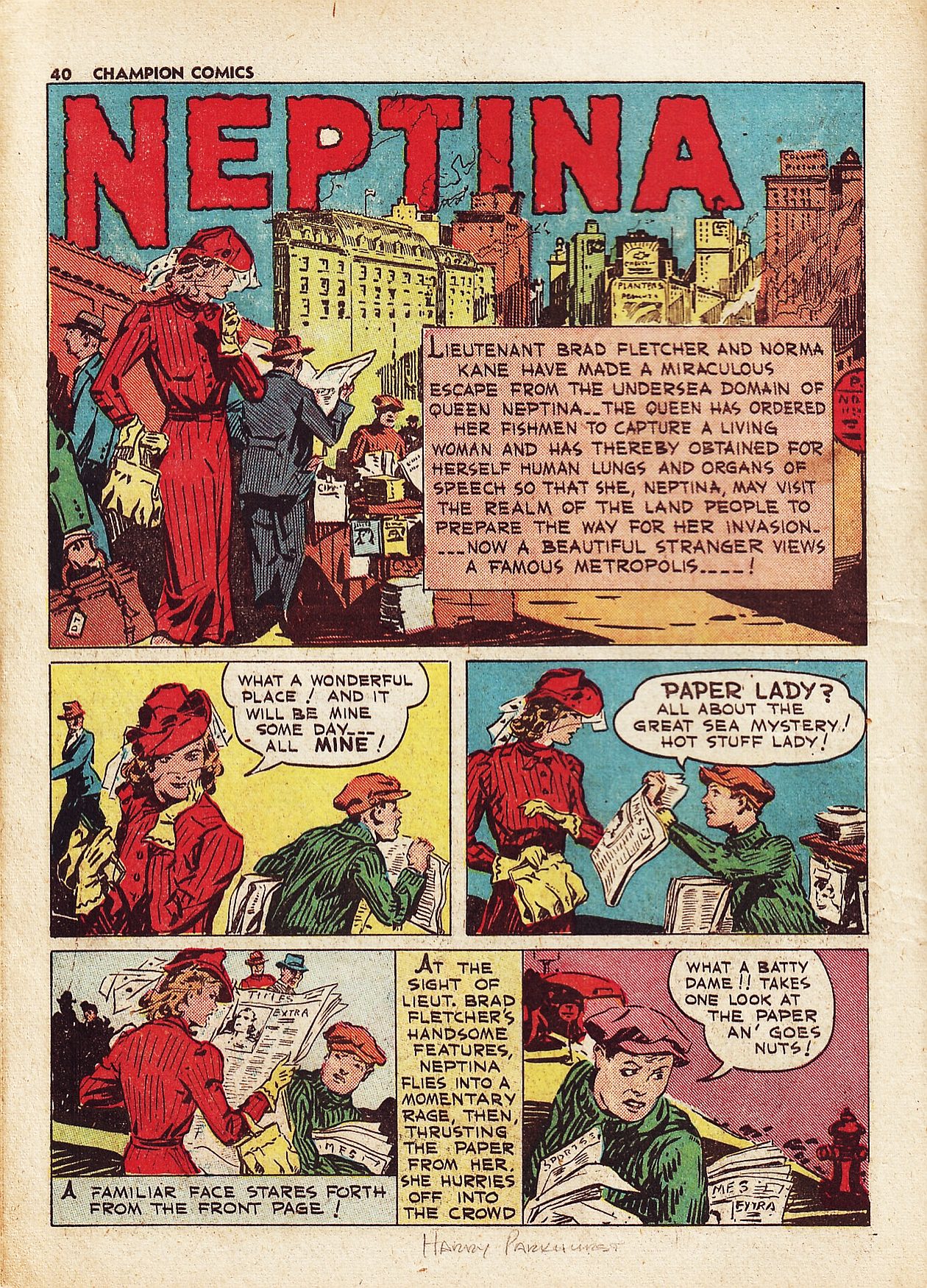 Read online Champion Comics comic -  Issue #6 - 40