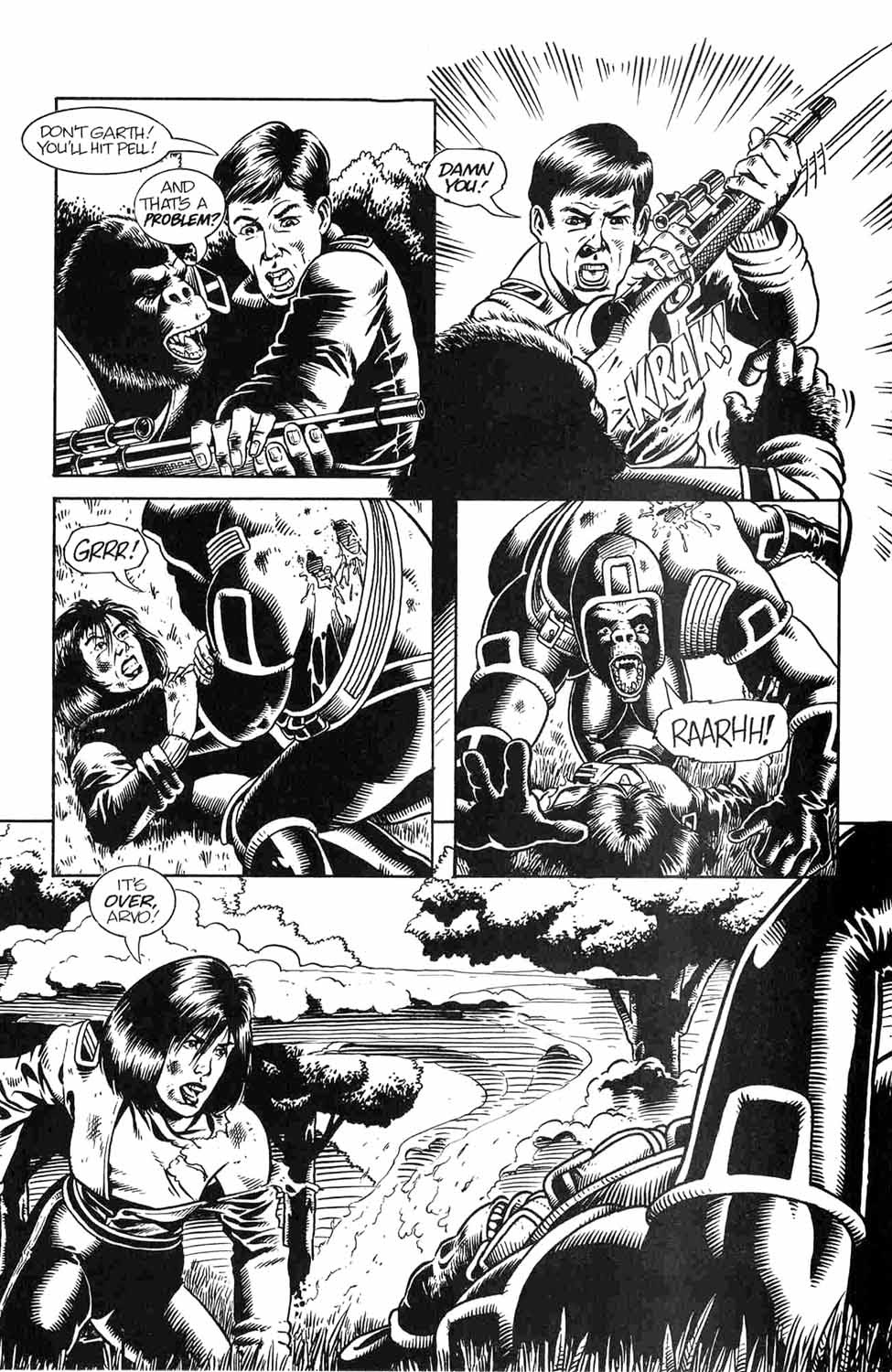 Read online Planet of the Apes: The Forbidden Zone comic -  Issue #4 - 22