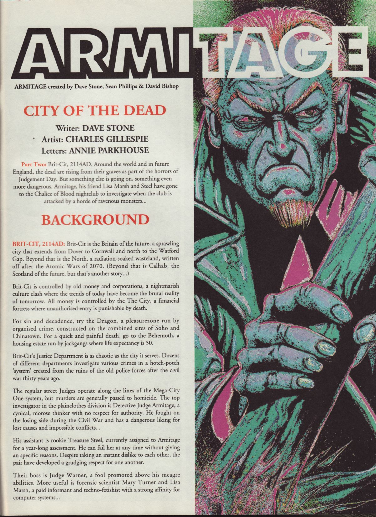 Read online Judge Dredd: The Megazine (vol. 2) comic -  Issue #65 - 43